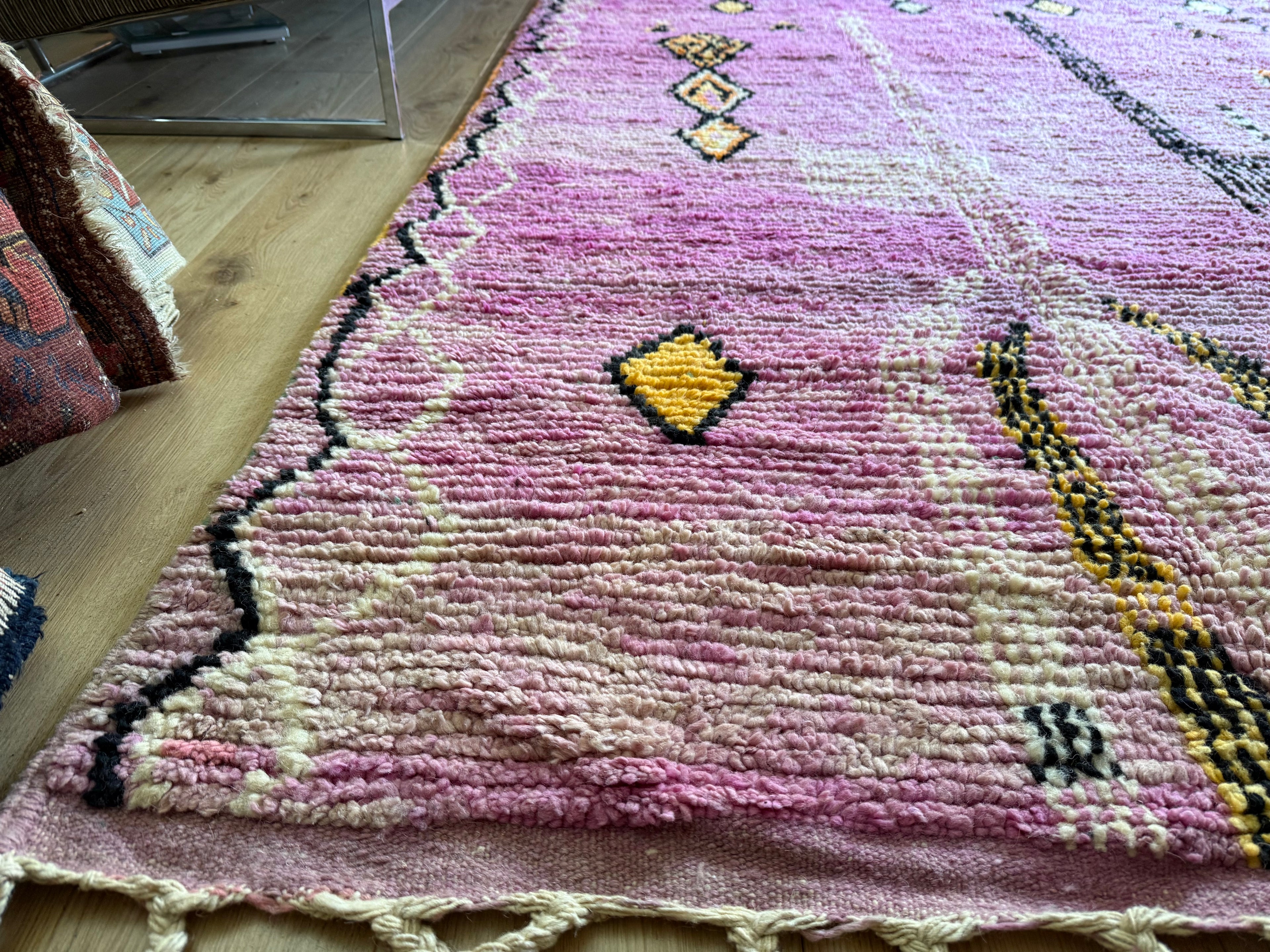 Handgeknoopt vintage Berber tapijt – ca. 308 × 200 cm