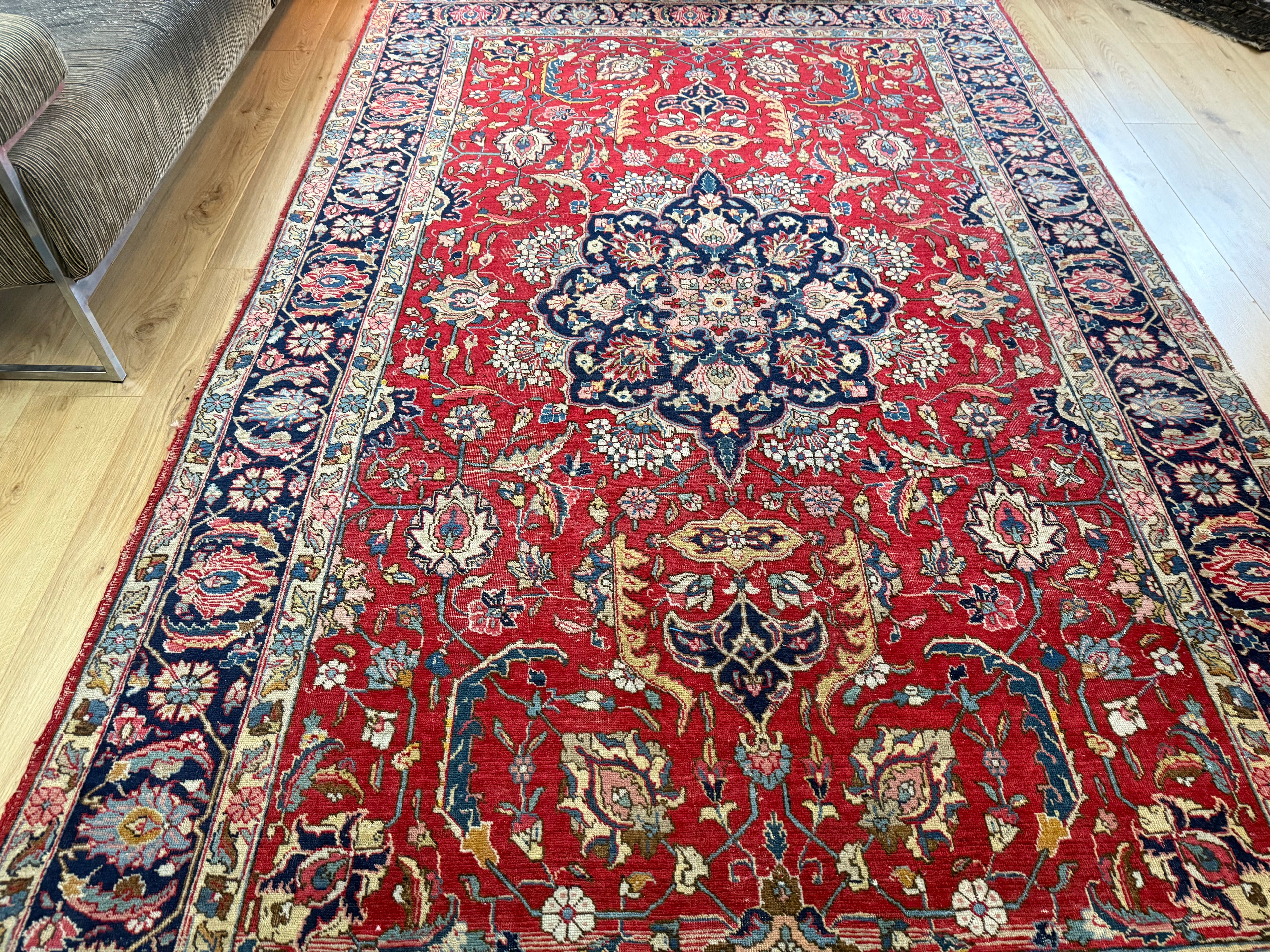 Handgeknoopt vintage tapijt – ca. 303 × 193 cm