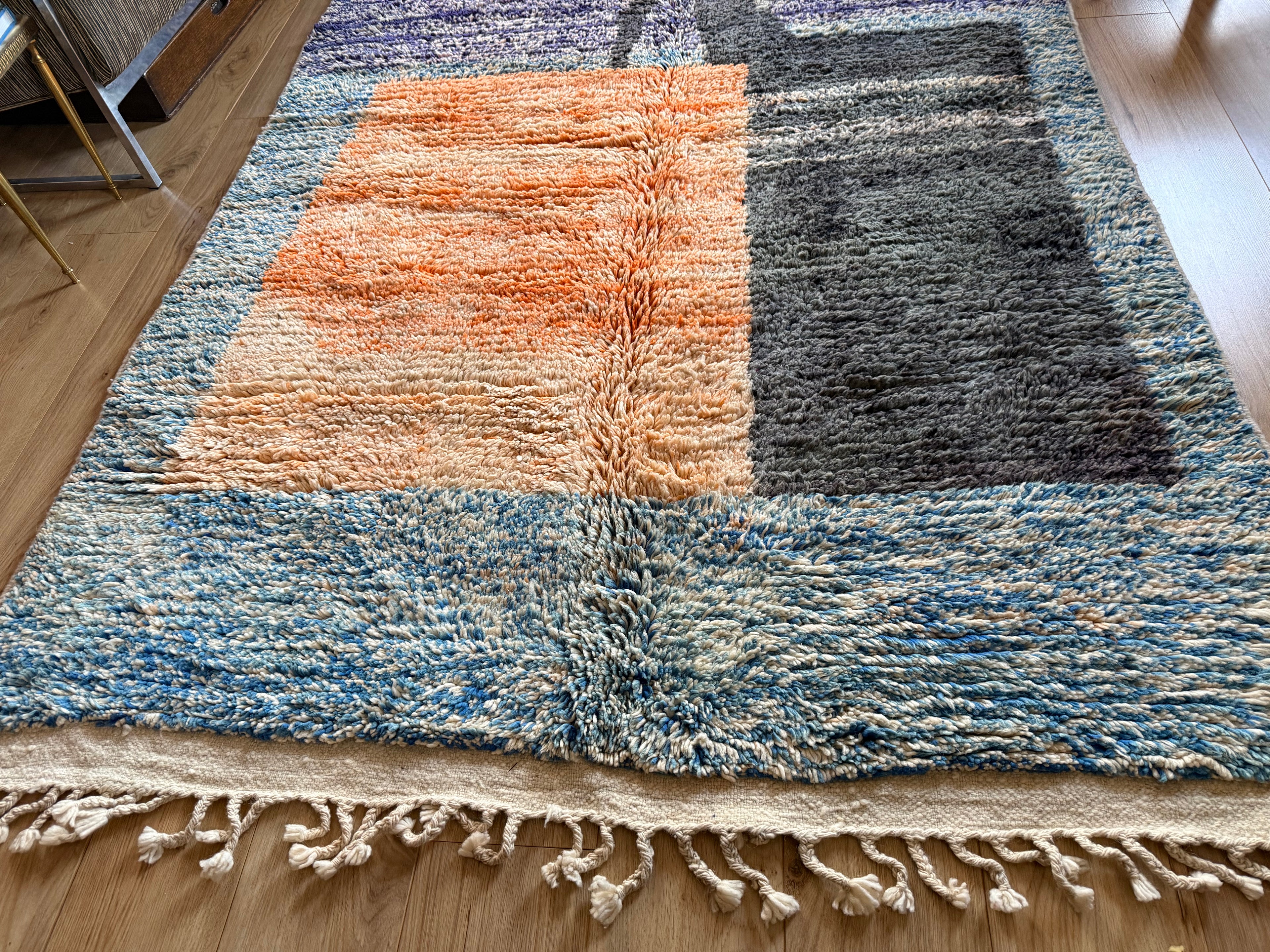 Modernist Berber design carpet – ca. 1990–2010 – 269 × 168 cm