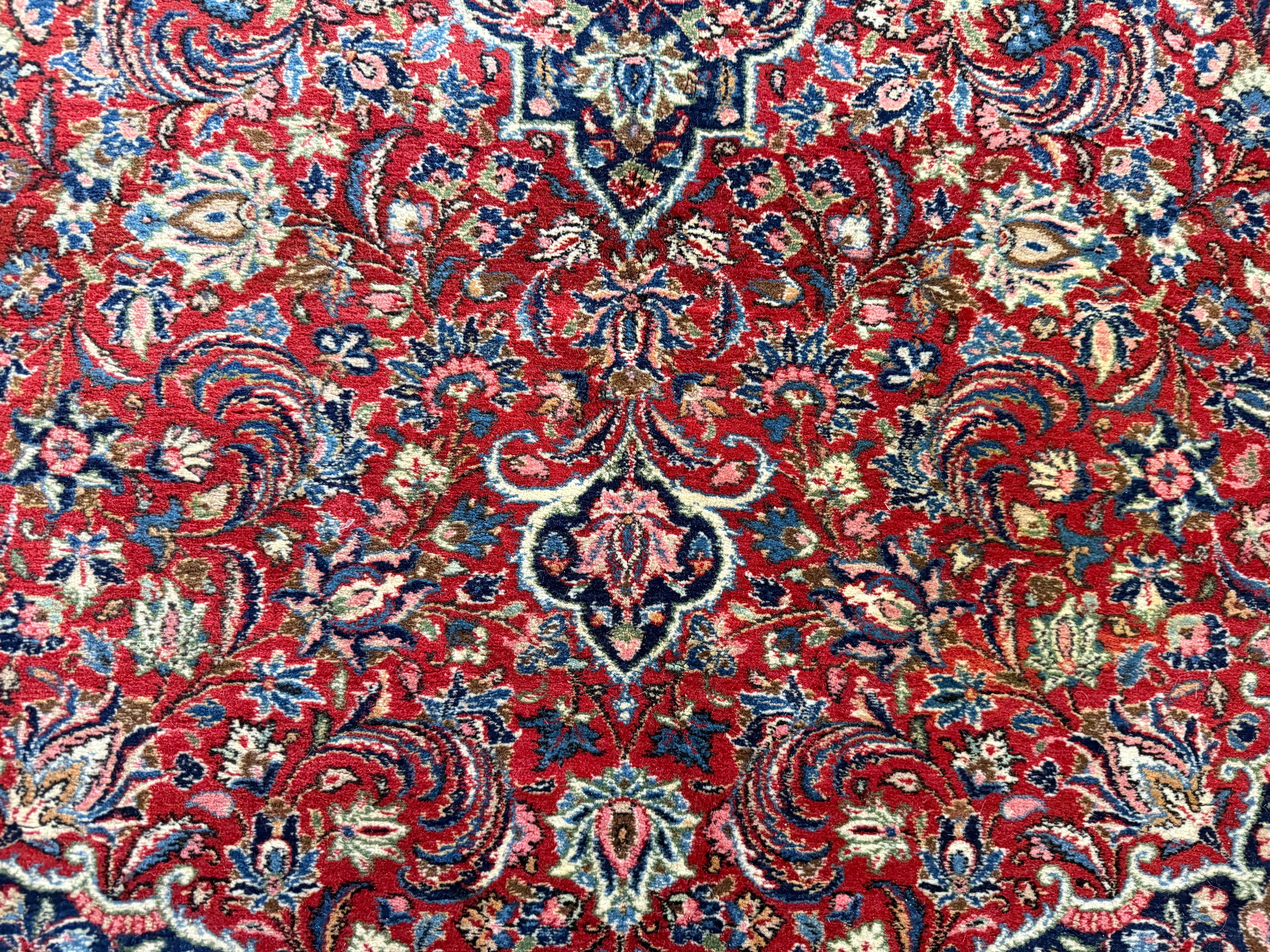 Vintage hand-knotted classic carpet 243 × 148 cm