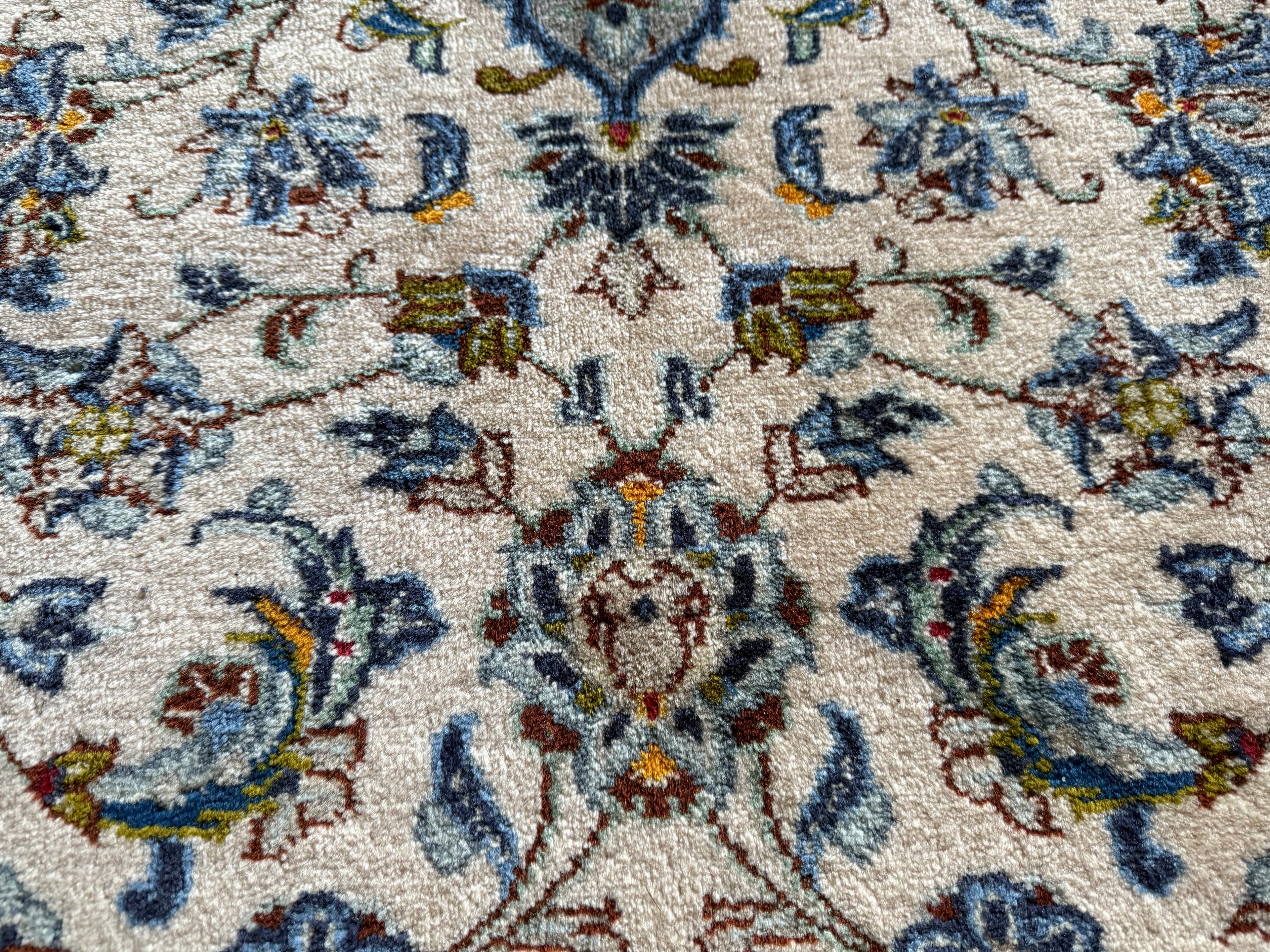 Handgeknoopt vintage tapijt – Licht & elegant – ca. 365 × 245 cm
