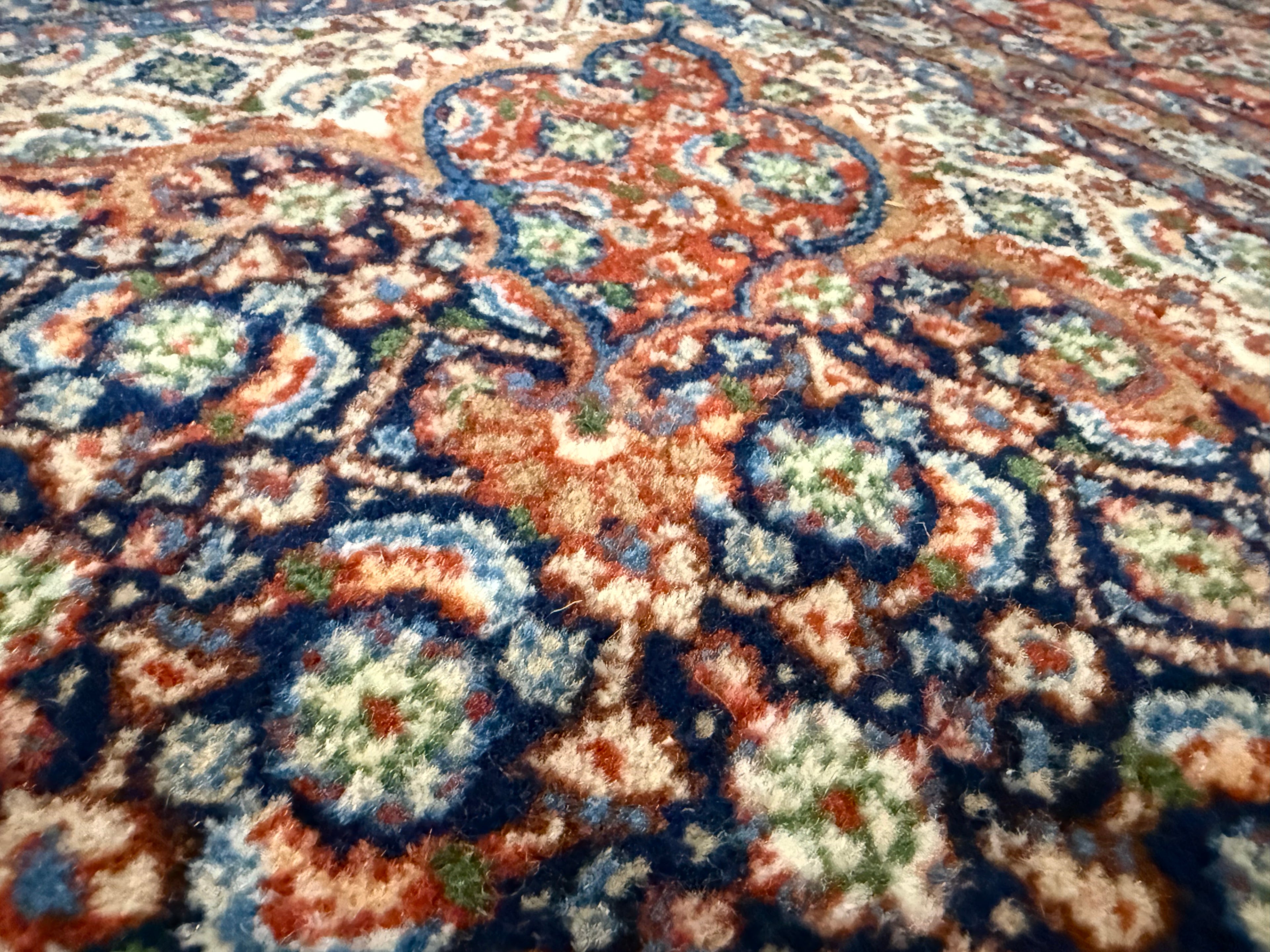 Handgeknoopt Oosters vintage tapijt – 310 × 200 cm – Professioneel gereinigd