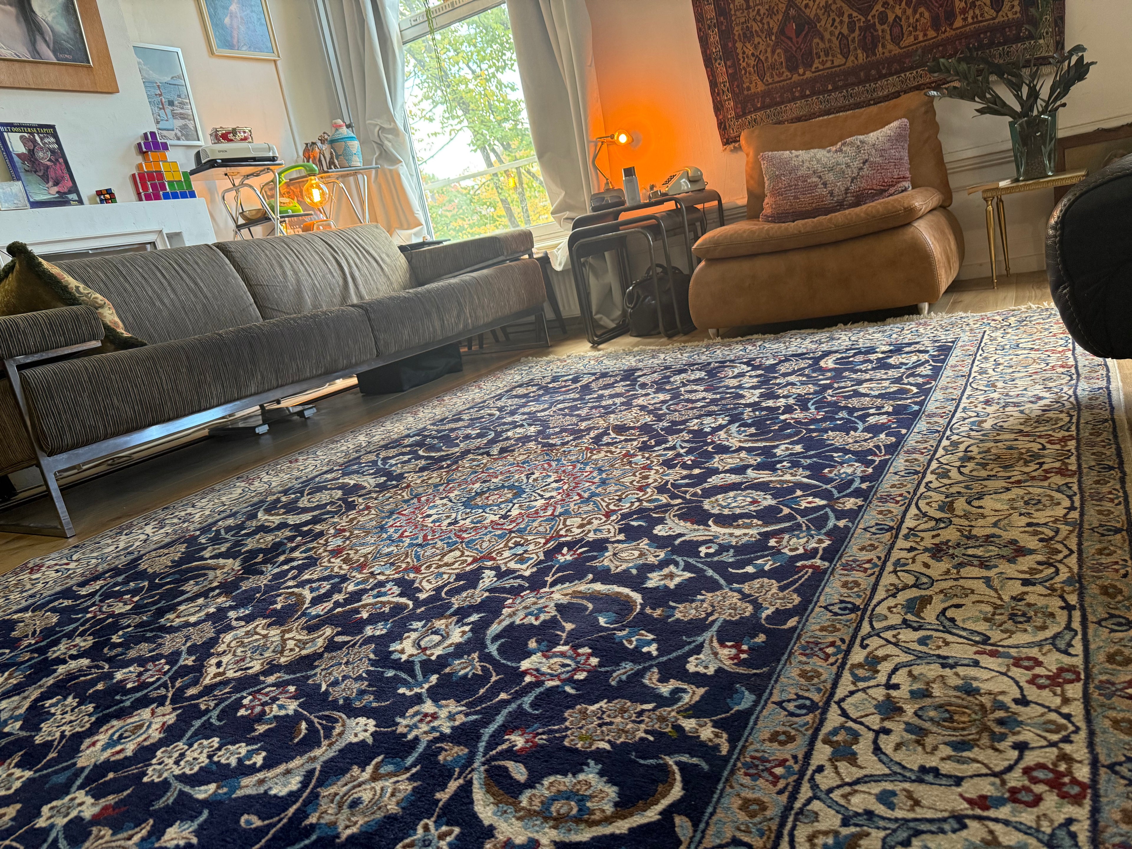 Vintage Handgeknoopt klassiek tapijt – ca. 315 × 208 cm