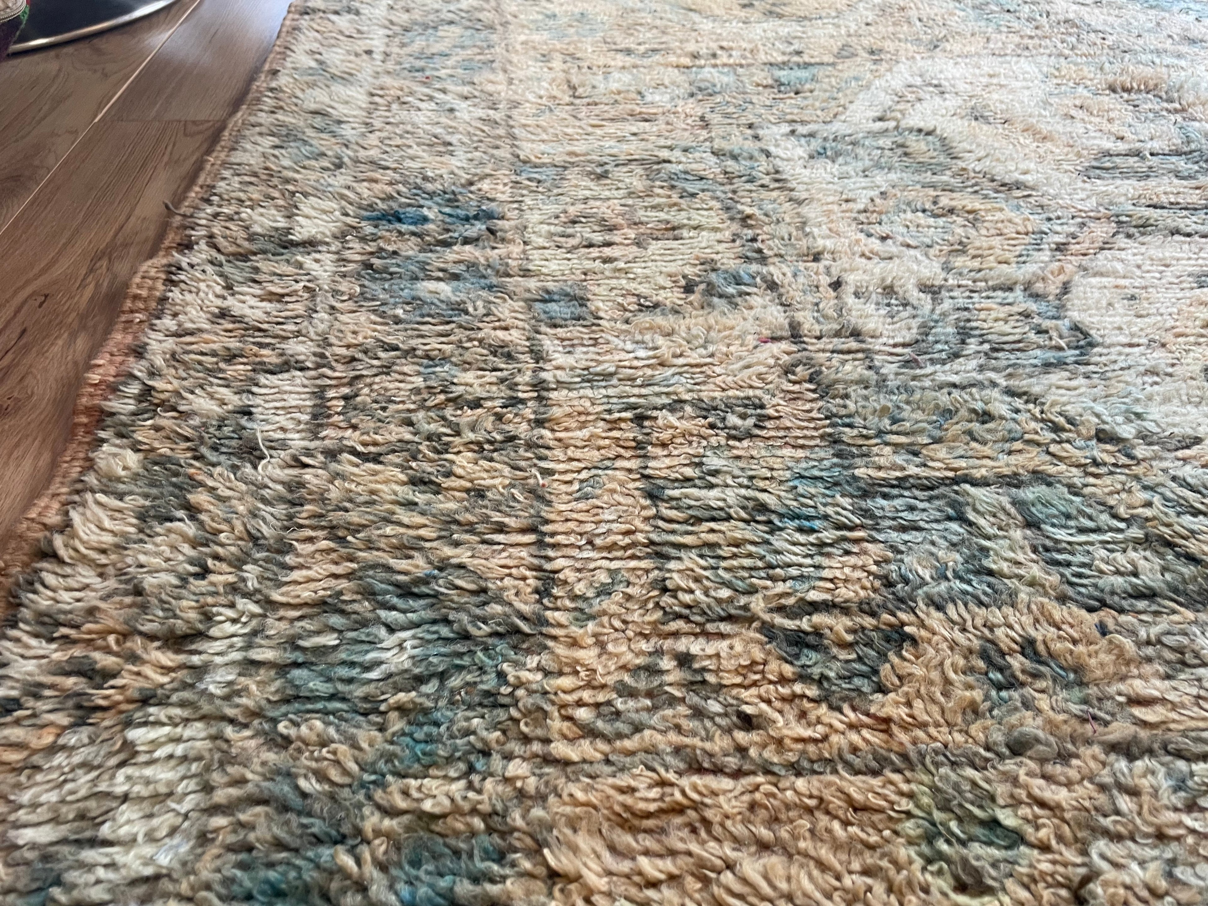 Handgeknoopt vintage tapijt uit Marokko – ca. 340 × 178 cm