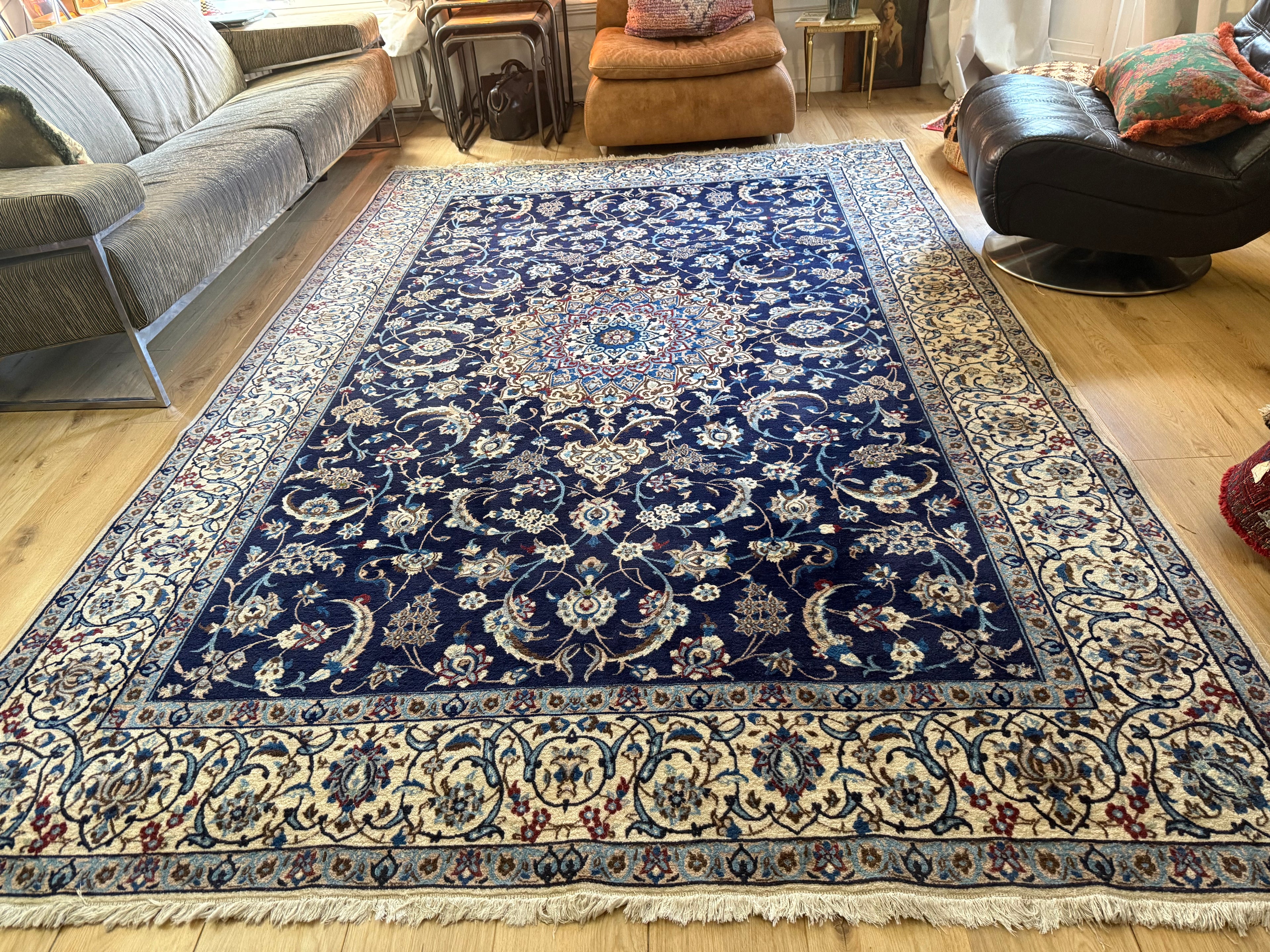 Vintage Handgeknoopt klassiek tapijt – ca. 315 × 208 cm