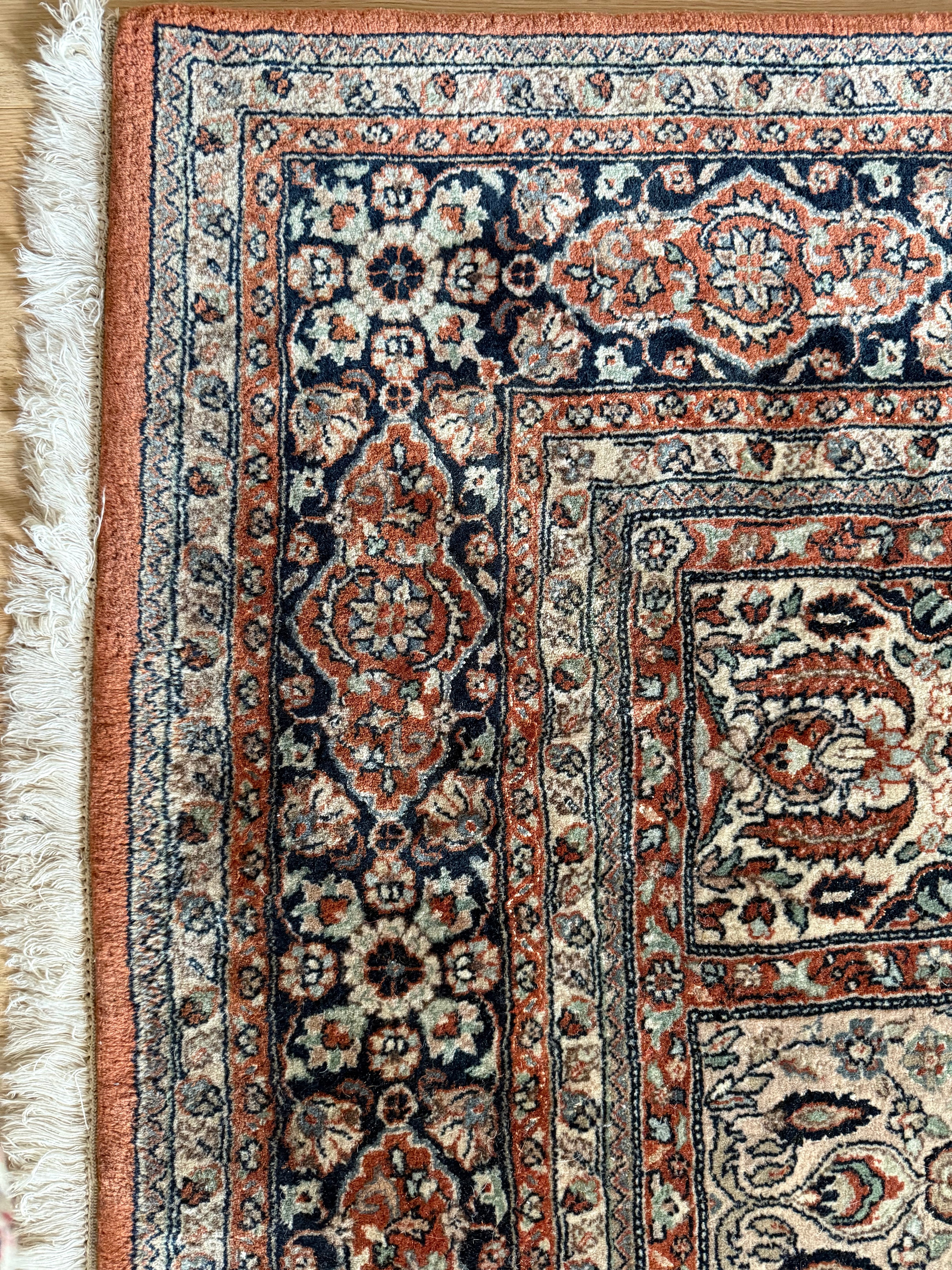 Handgeknoopt vintage Oosters India Bachtiari stijl tapijt – ca. 310 × 206 cm