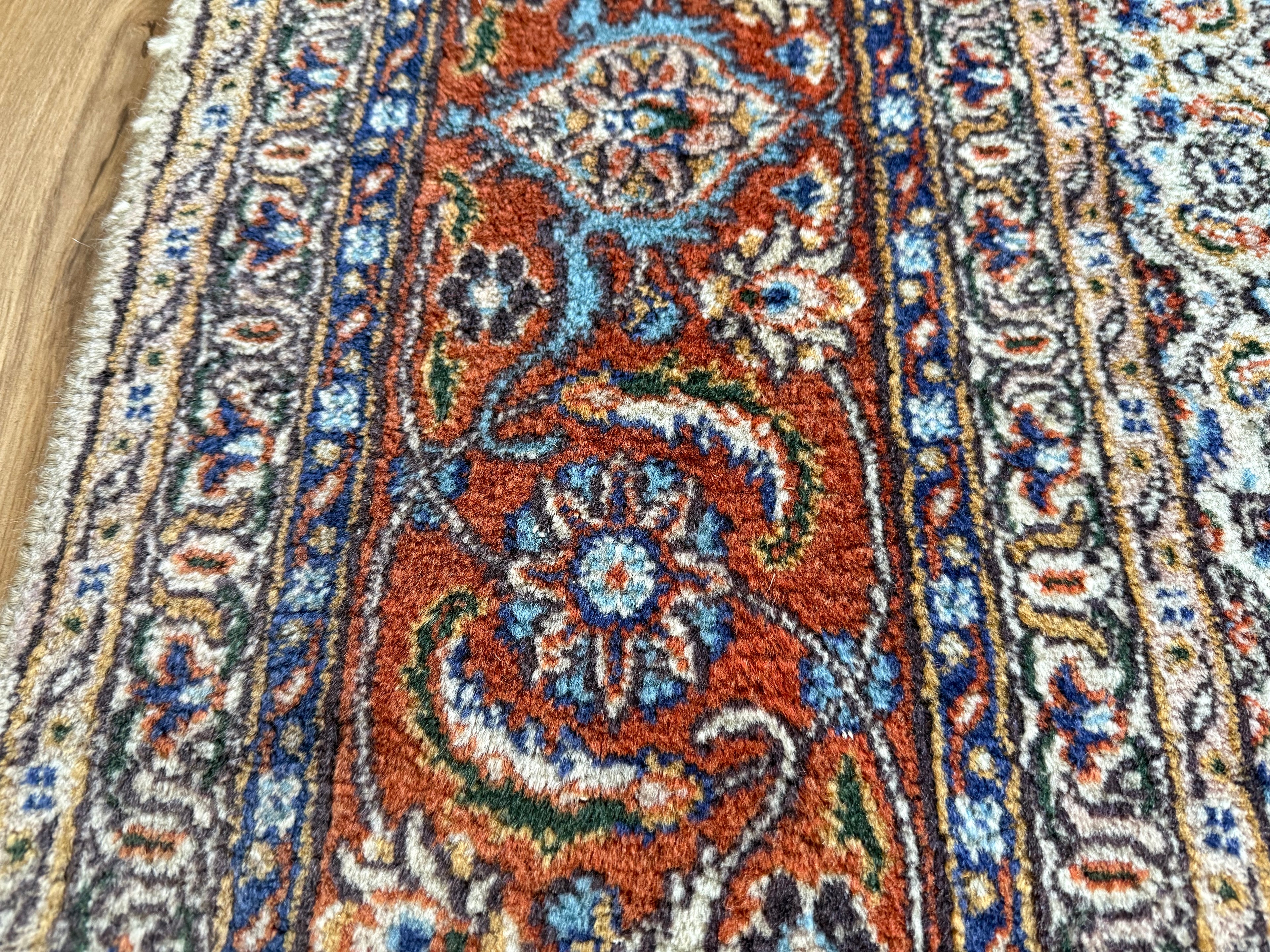 Handgeknoopt vintage oosters tapijt – Moud stijl – ca. 280 × 198 cm