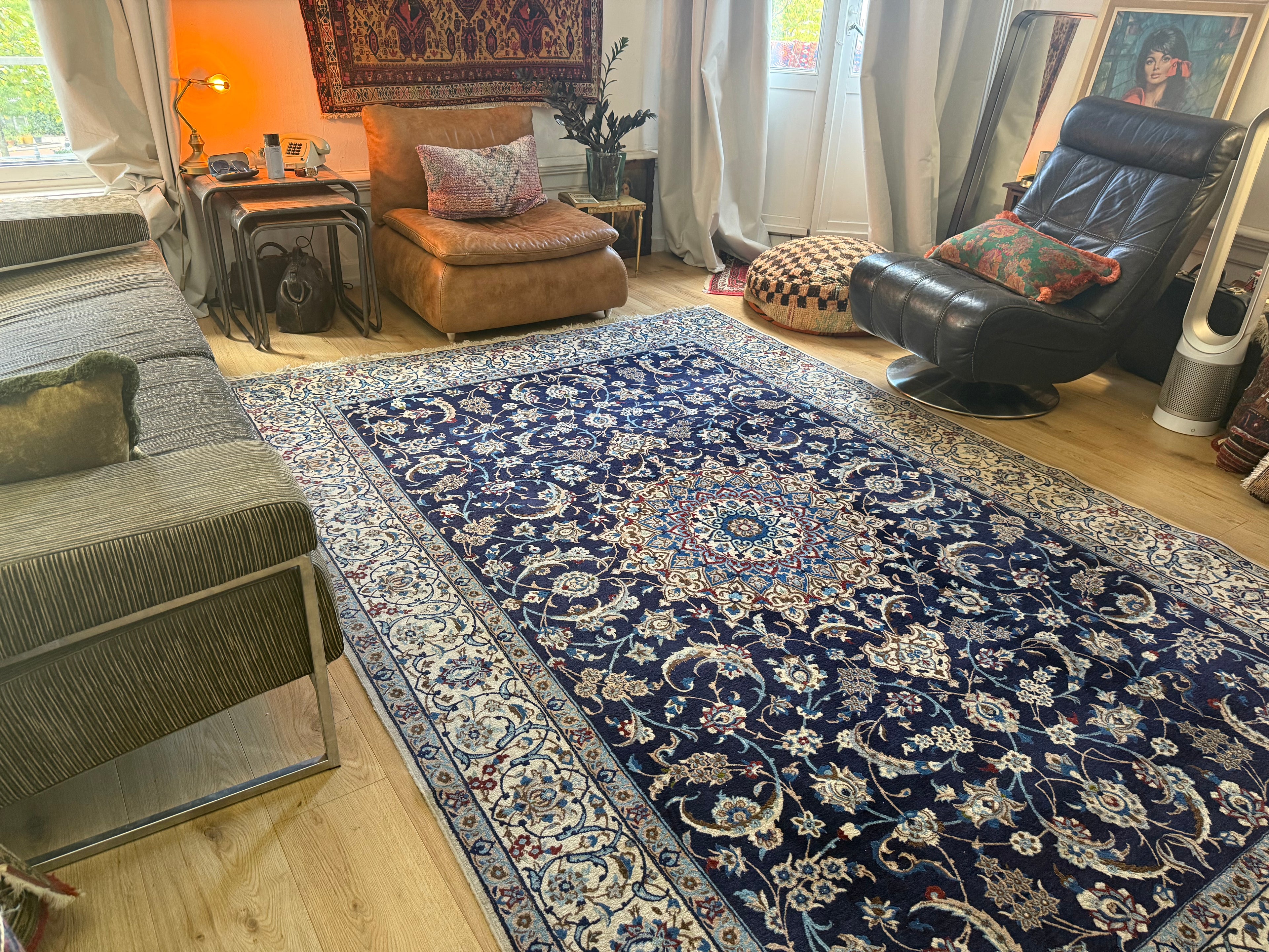Vintage Handgeknoopt klassiek tapijt – ca. 315 × 208 cm