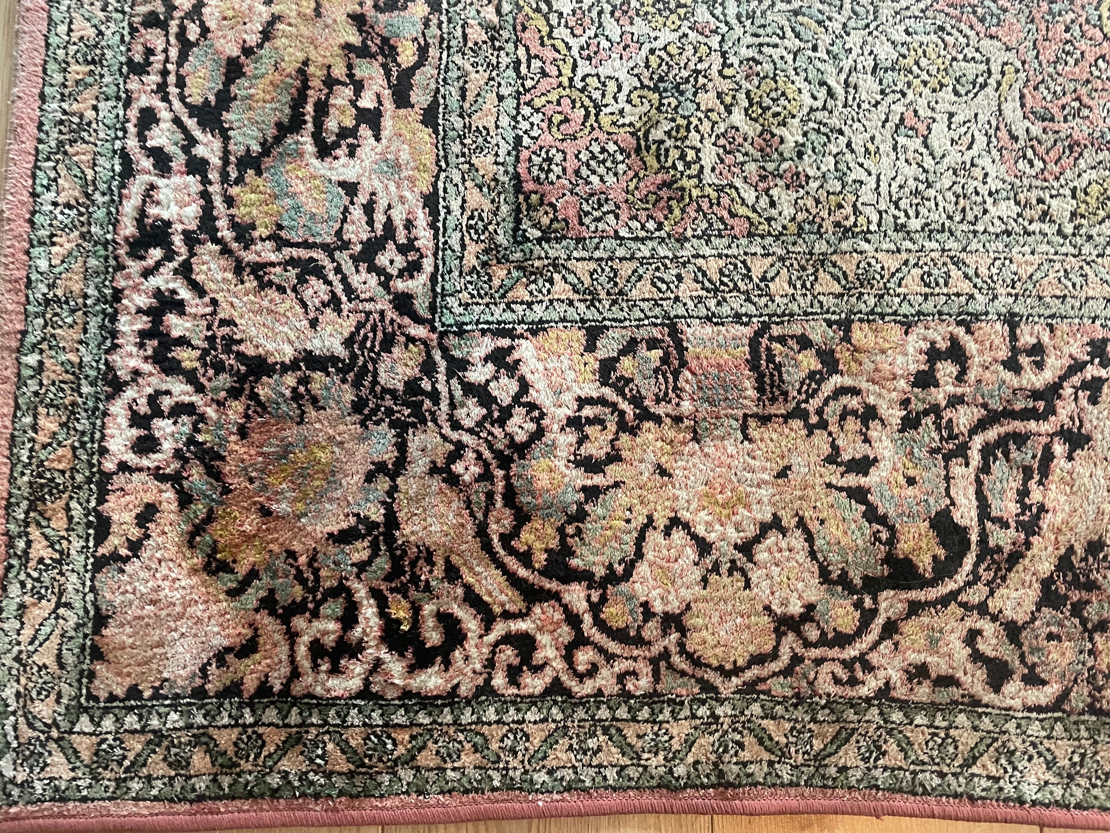 Hand-knotted vintage Kashmir carpet – approx. 325 × 216 cm