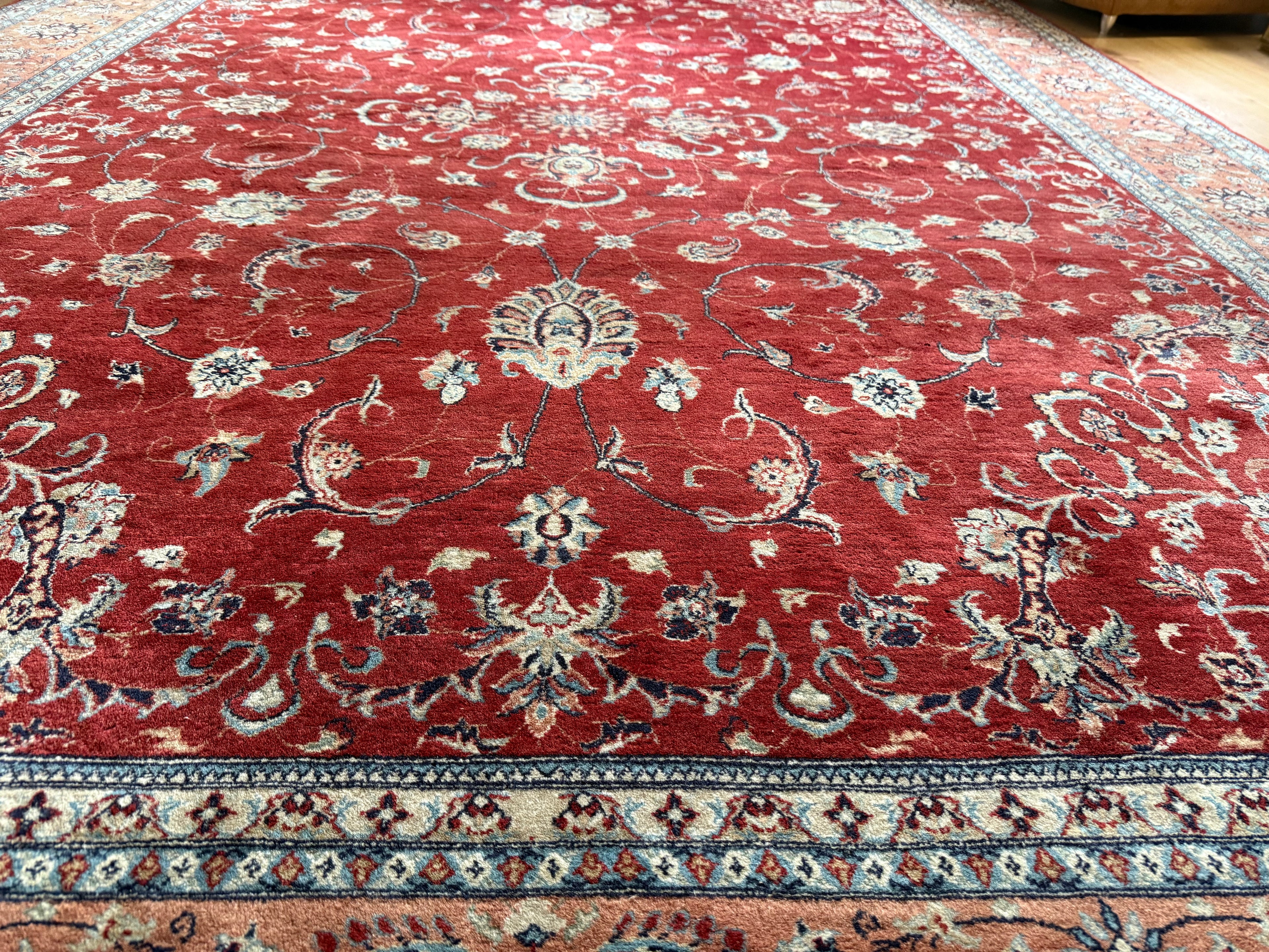 Handgeknoopt vintage tapijt – ca. 345 × 246 cm