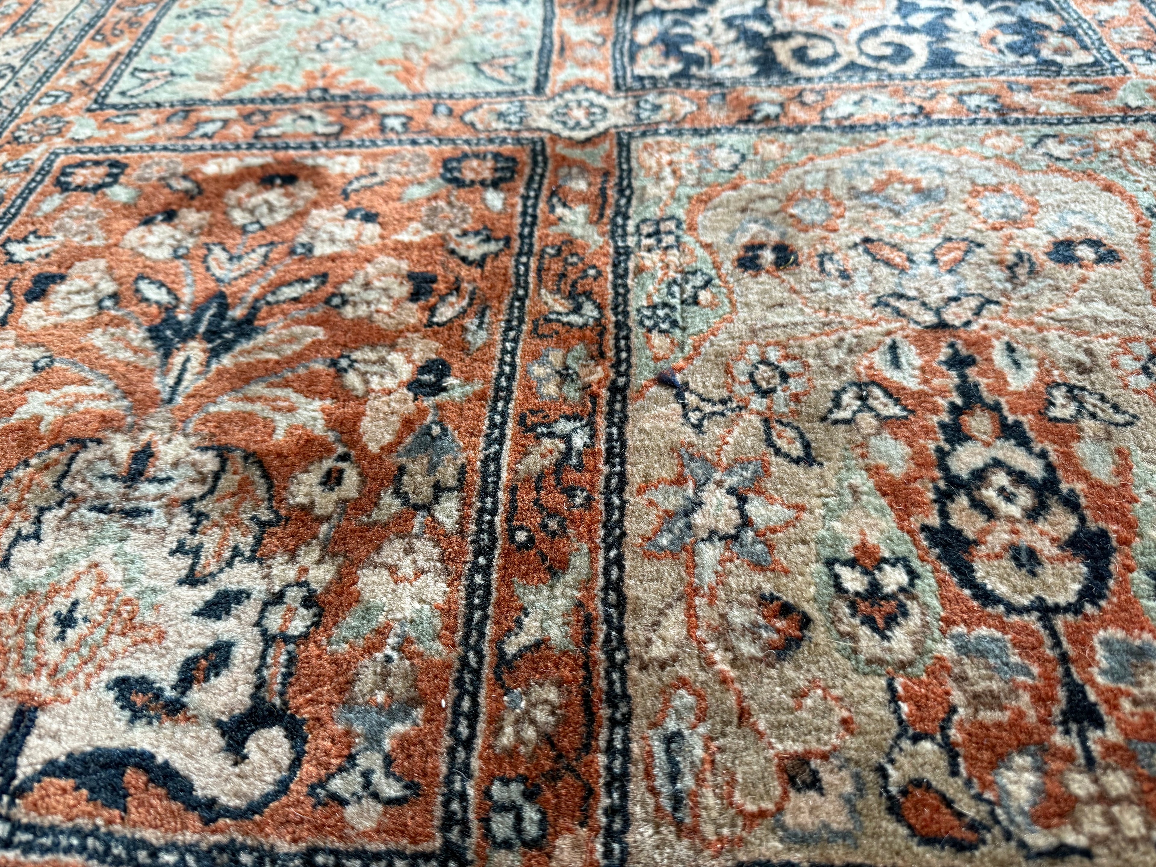 Handgeknoopt vintage Oosters India Bachtiari stijl tapijt – ca. 310 × 206 cm