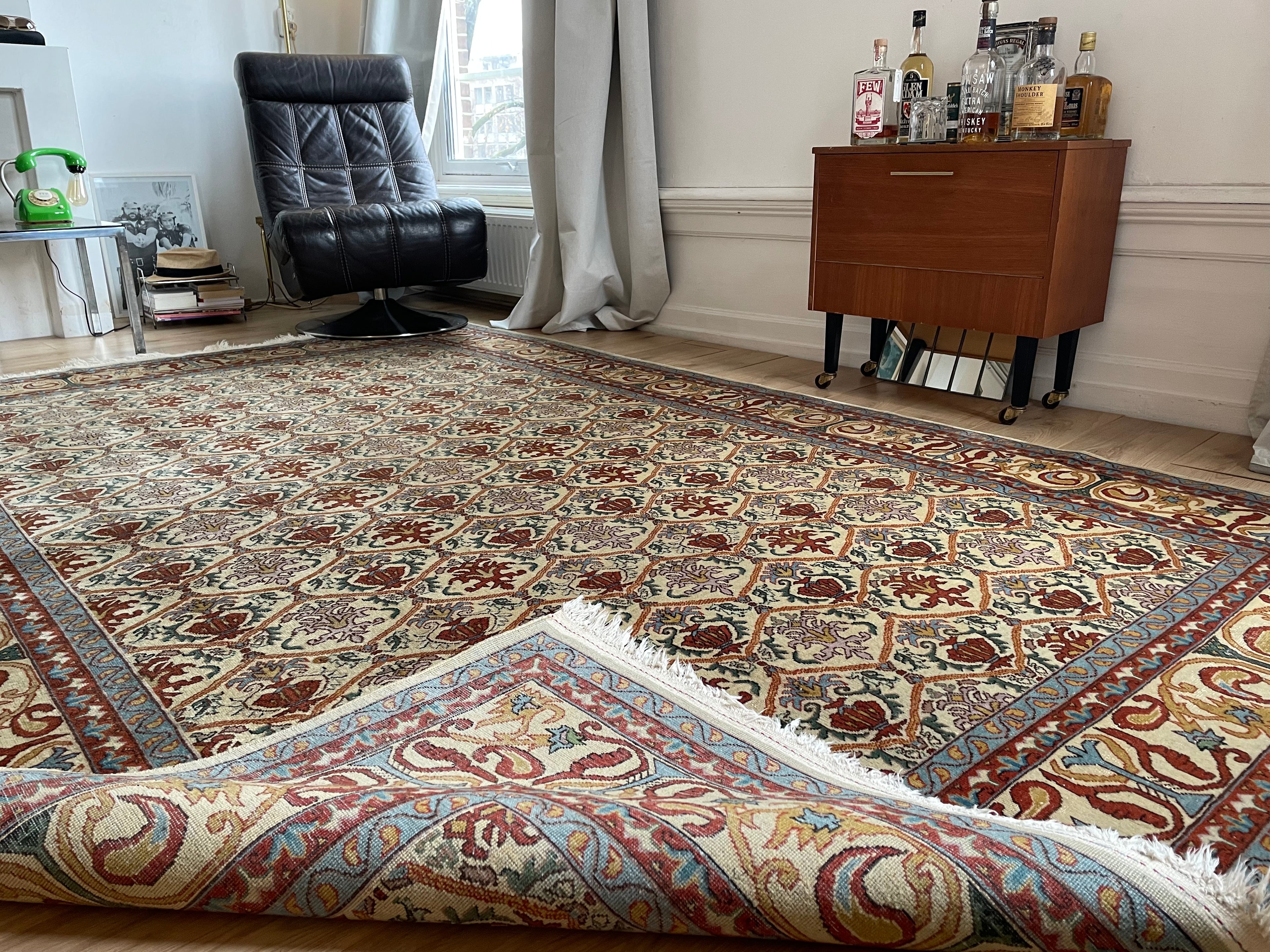 Handgeknoopt vintage tapijt – ca. 290 × 200 cm