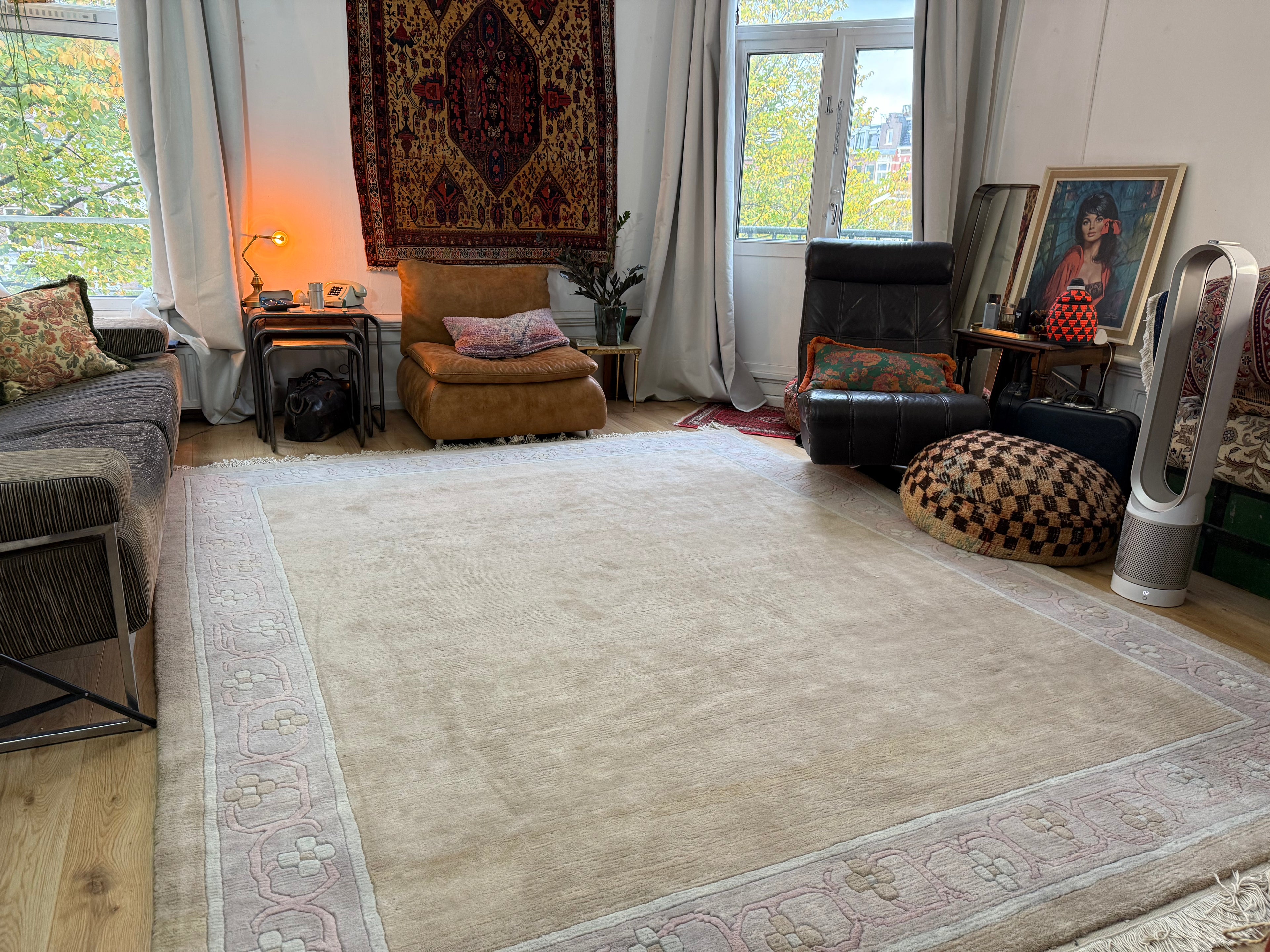 Chinees Deco tapijt – ca. 398 × 249 cm