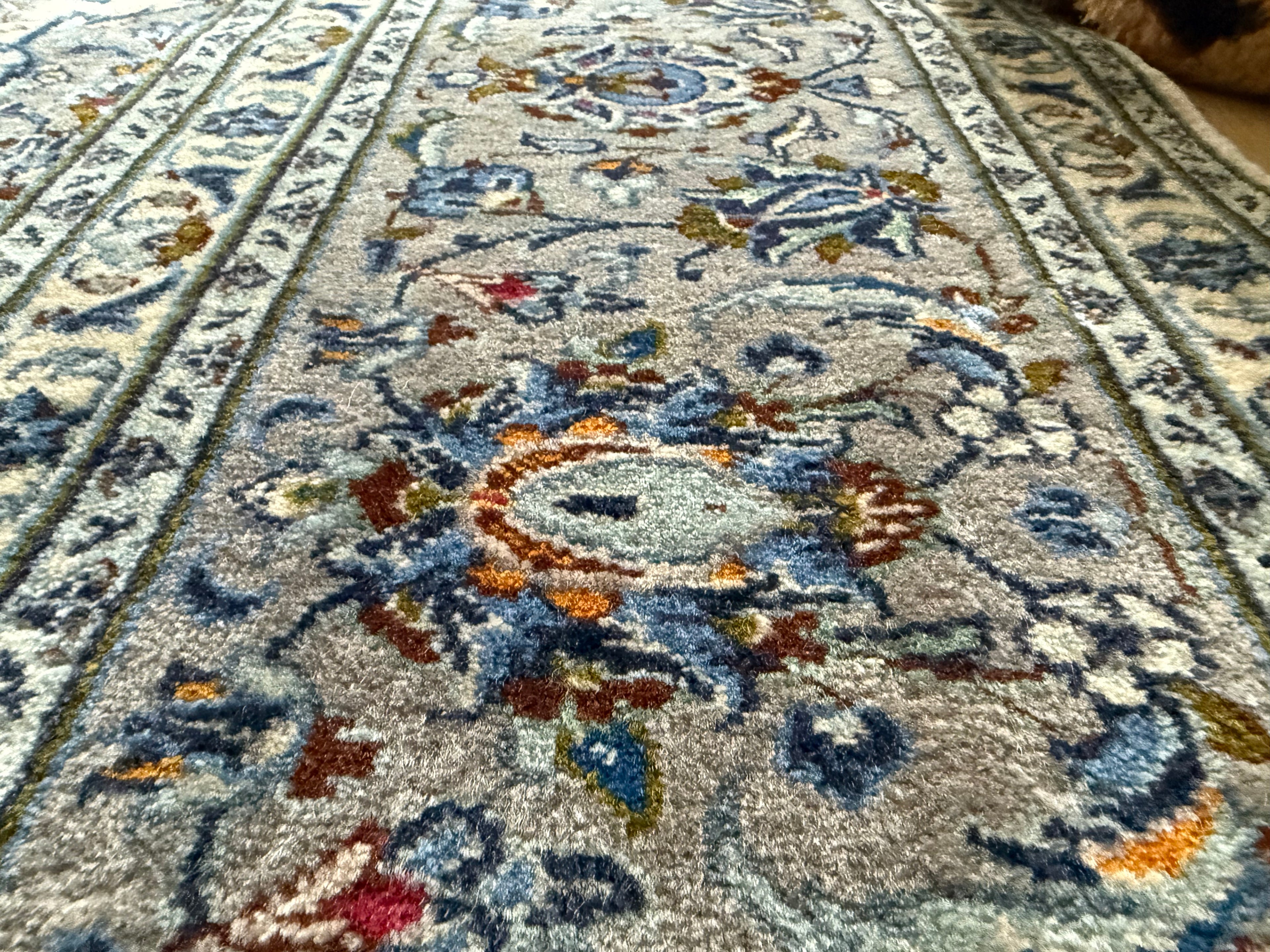 Handgeknoopt vintage tapijt – Licht & elegant – ca. 365 × 245 cm