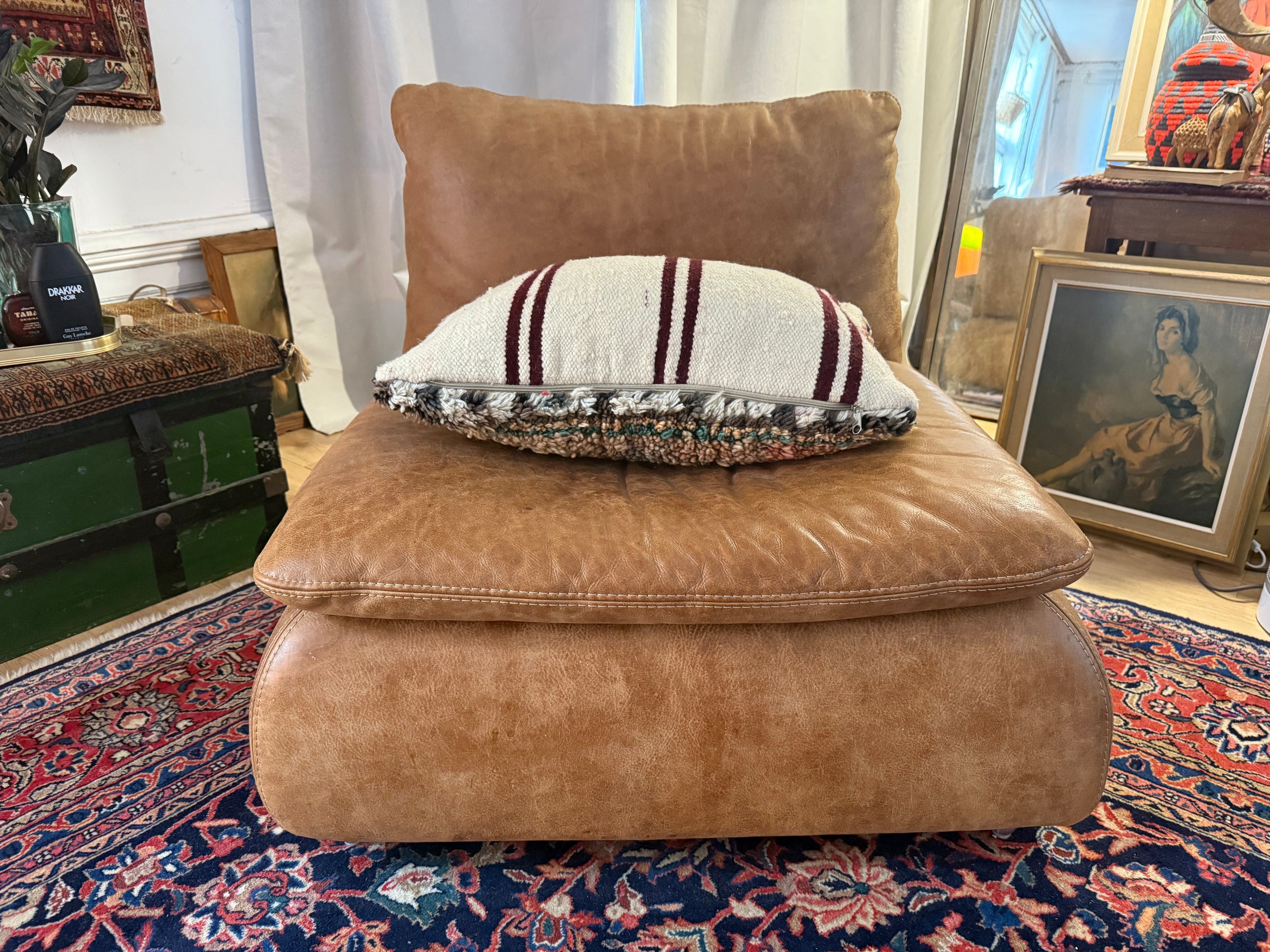 Handgemaakt kussen van een Vintage Marokkaans tapijt– ca 50 × 40 cm