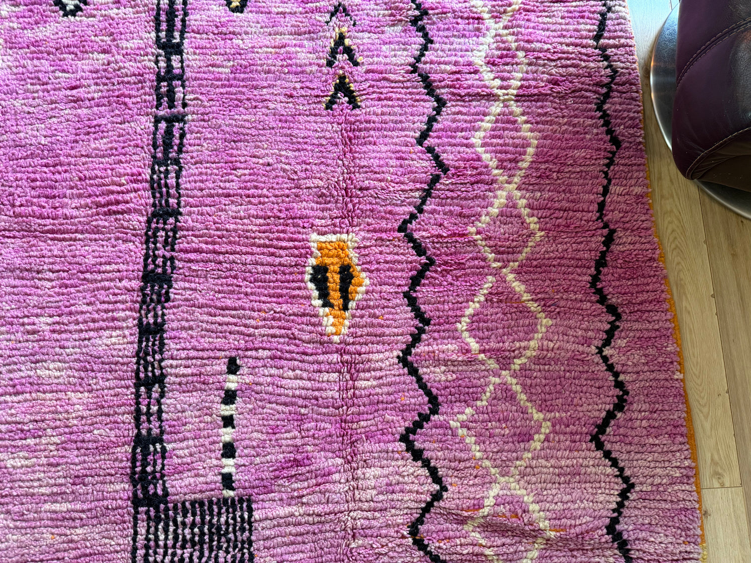 Tapete Berbere vintage feito à mão – aprox. 308 × 200 cm