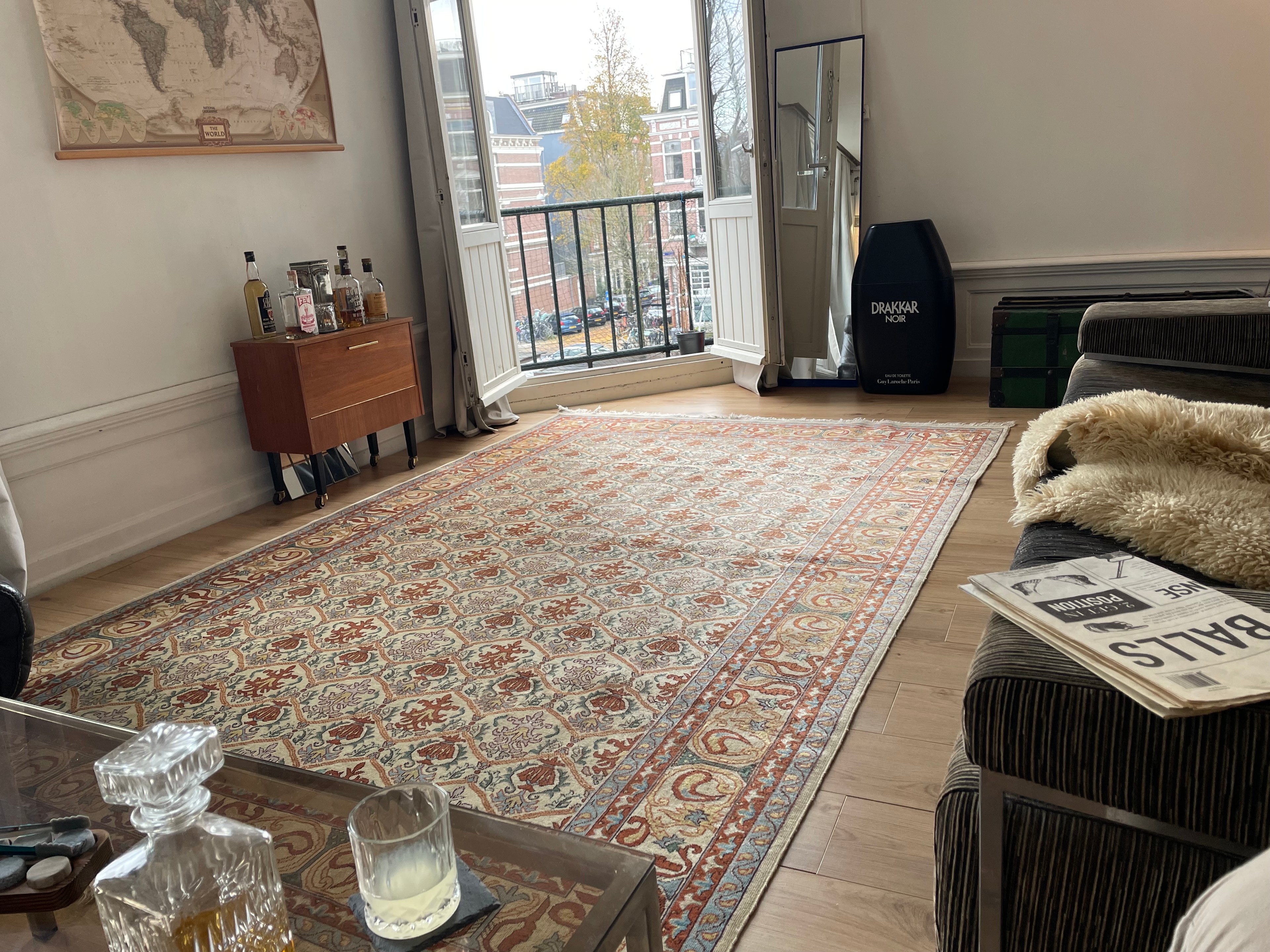 Handgeknoopt vintage tapijt – ca. 290 × 200 cm