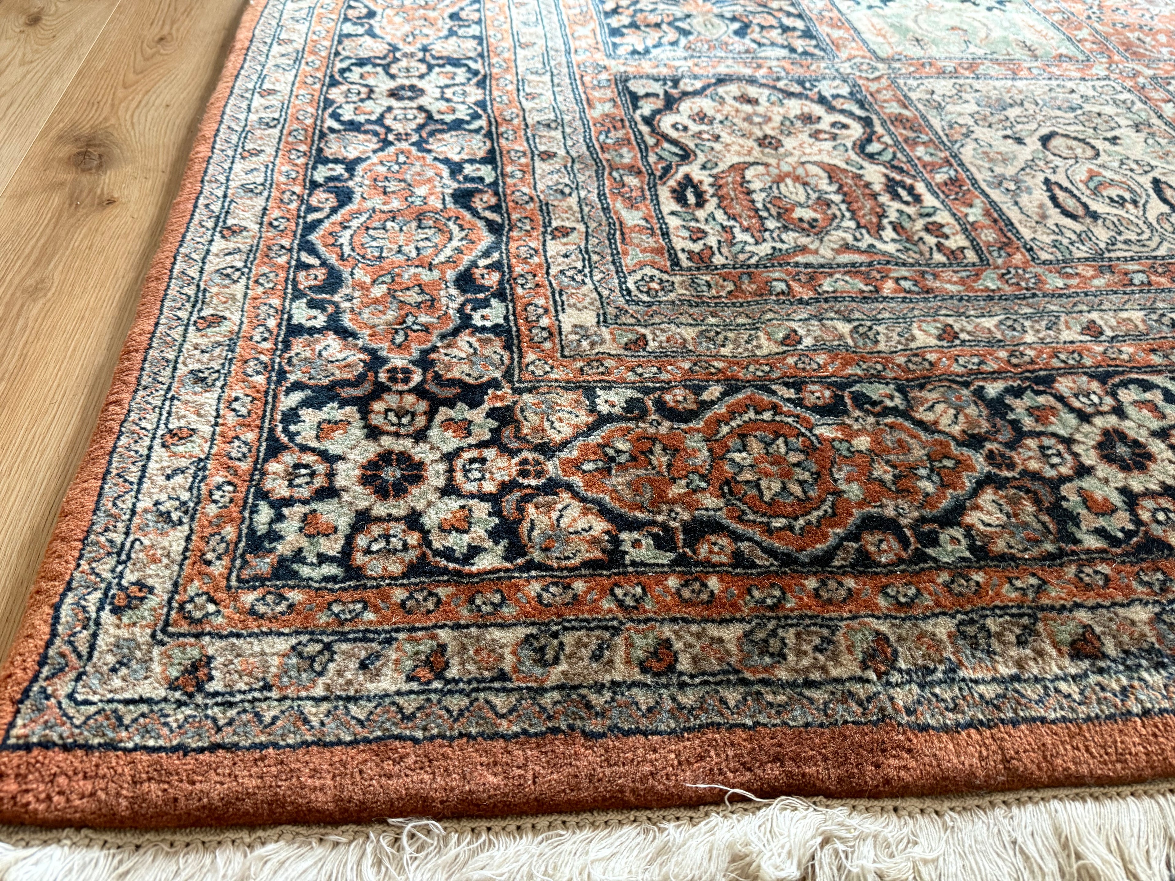 Handgeknoopt vintage Oosters India Bachtiari stijl tapijt – ca. 310 × 206 cm