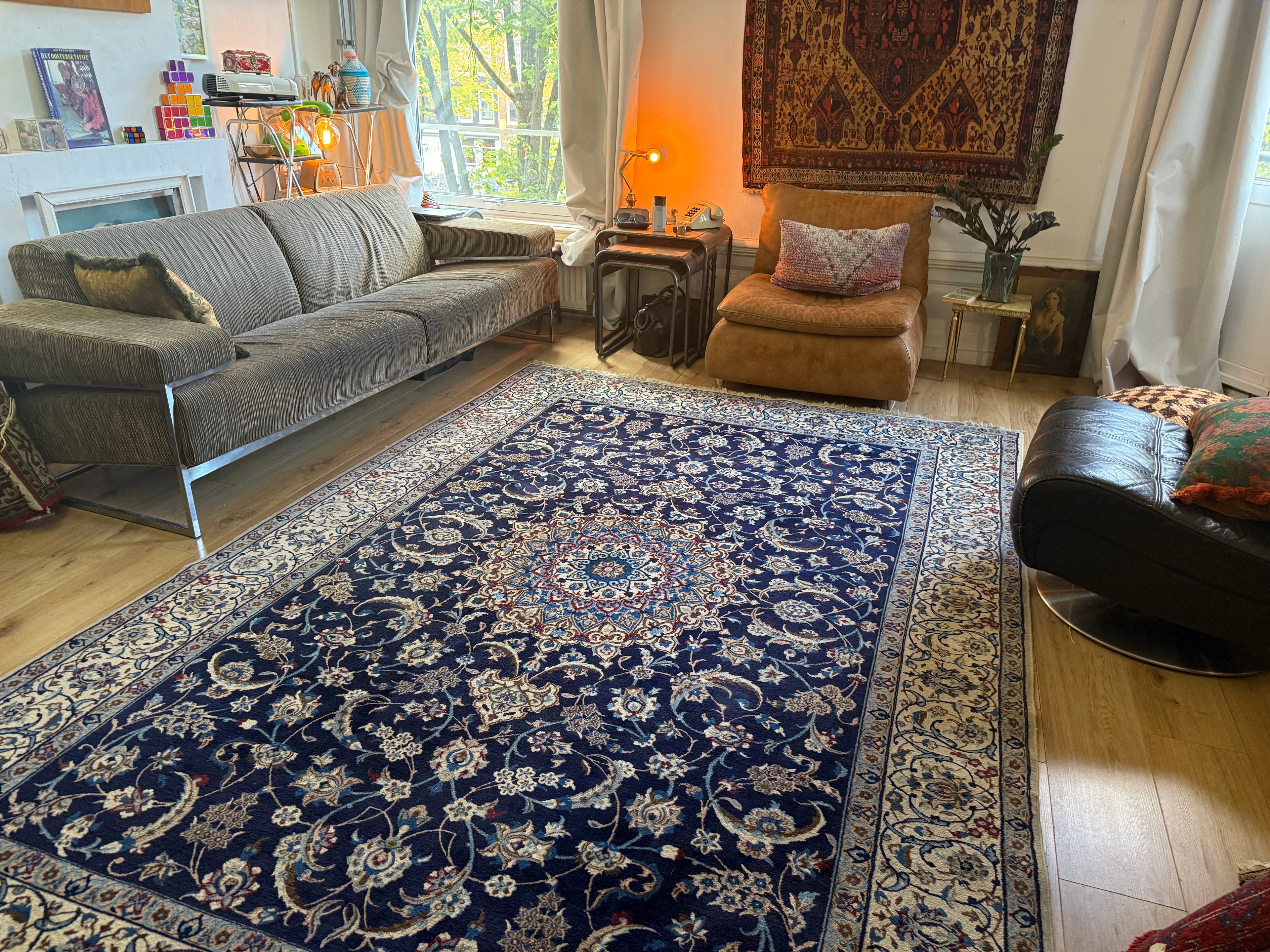 Vintage Handgeknoopt klassiek tapijt – ca. 315 × 208 cm