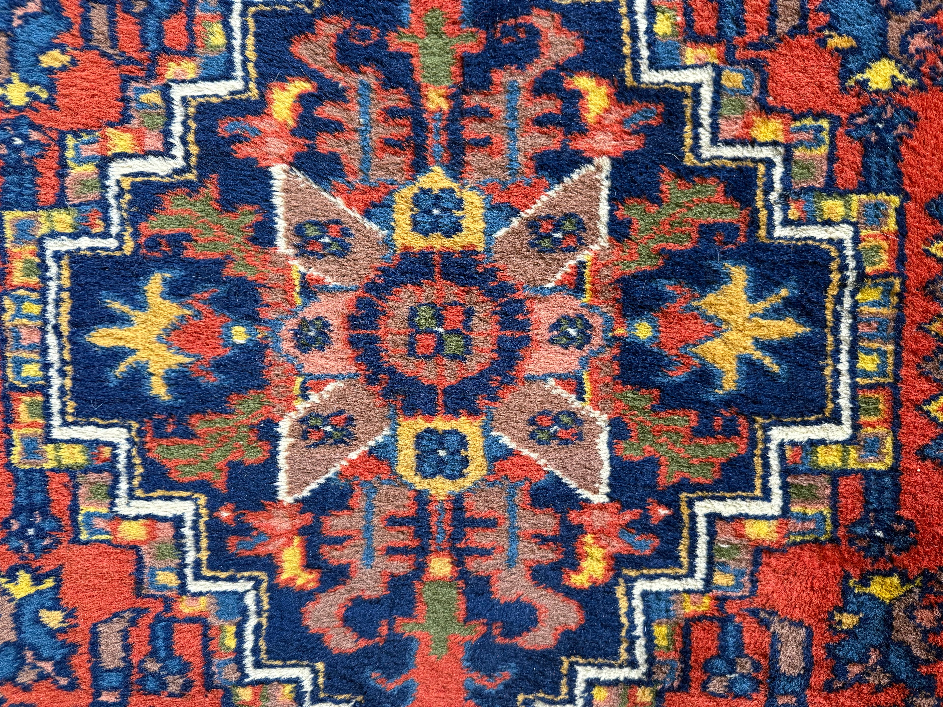 Handgeknoopte wollen loper – ca. 340 × 89 cm