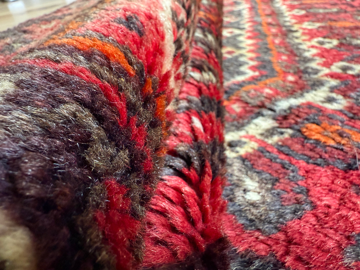 Handgeknoteter Vintage Orientalischer Teppich – ca. 164 × 114 cm