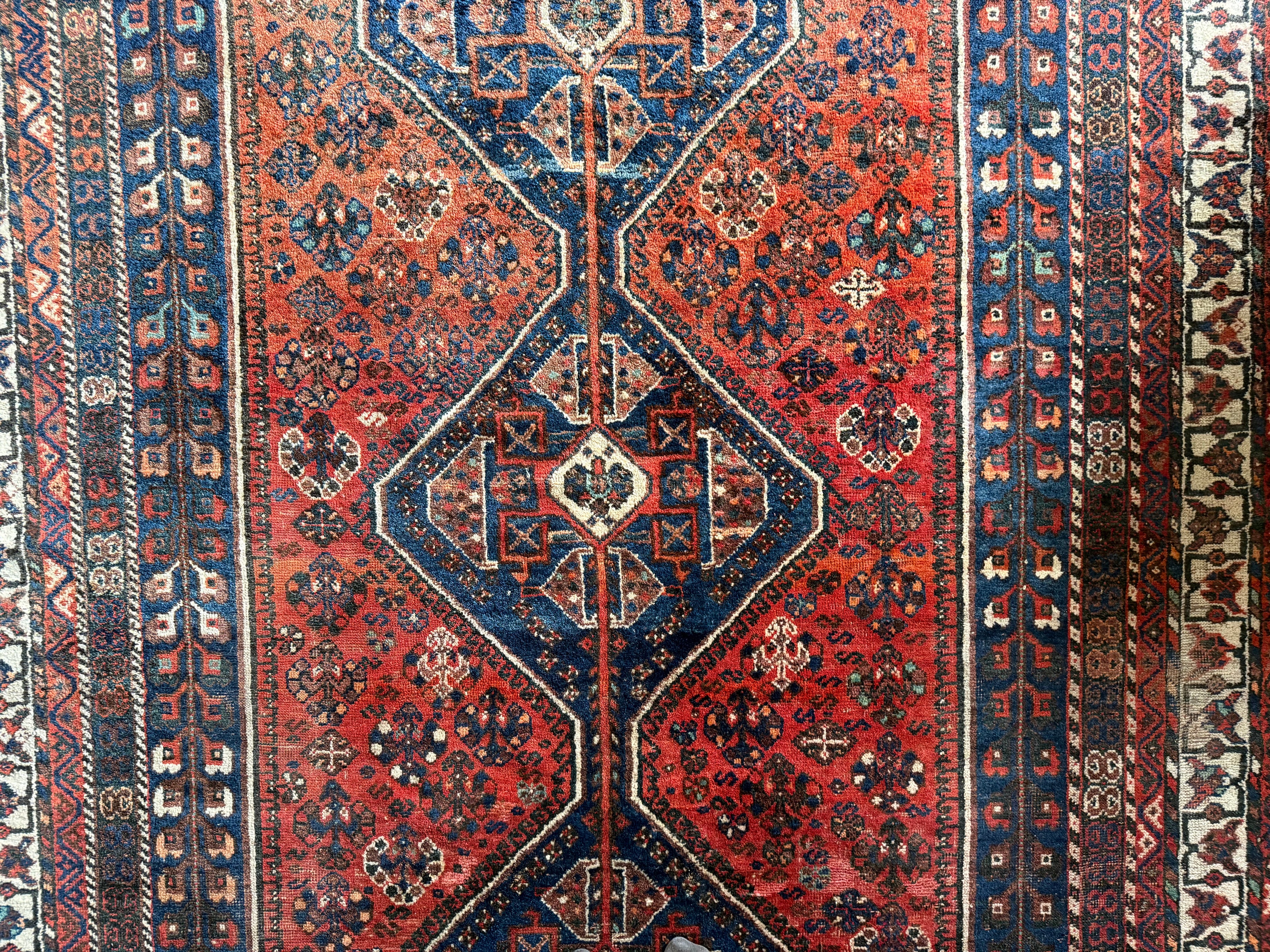 Handgeknoopt wollen tapijt – ca. 326 × 227 cm
