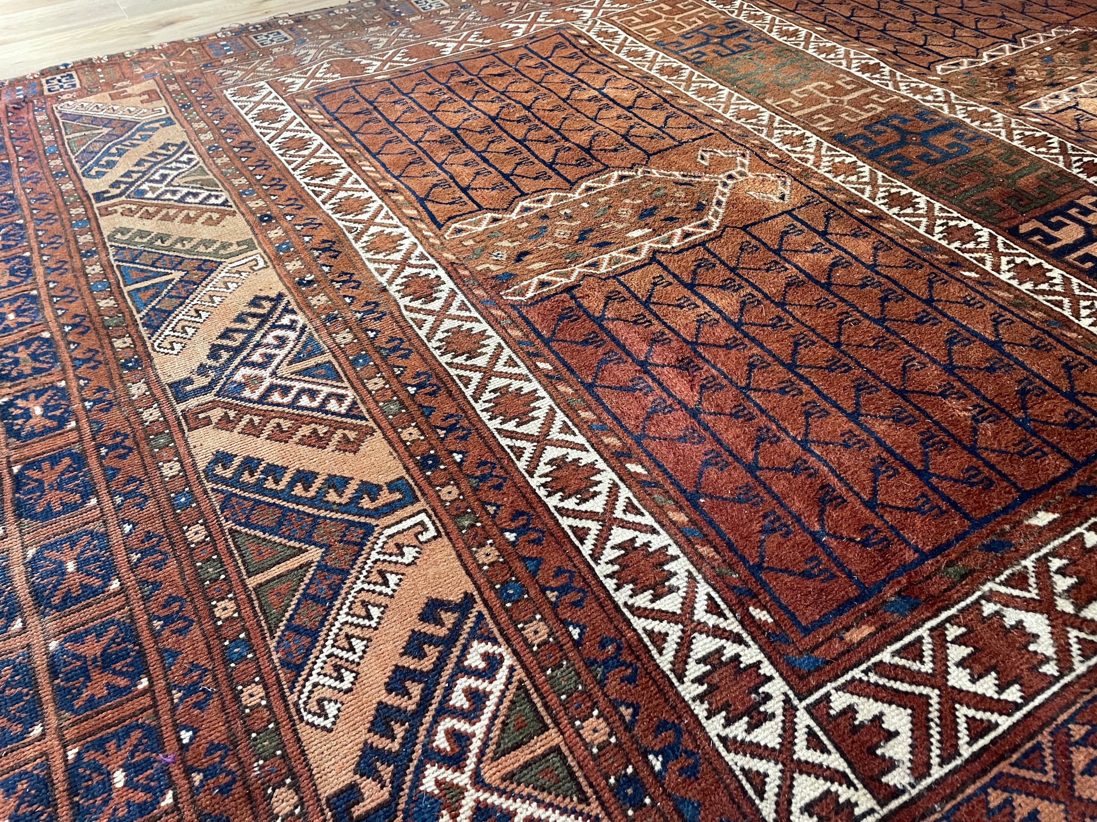 Handgeknoopt vintage tapijt – ca. 250 × 194 cm
