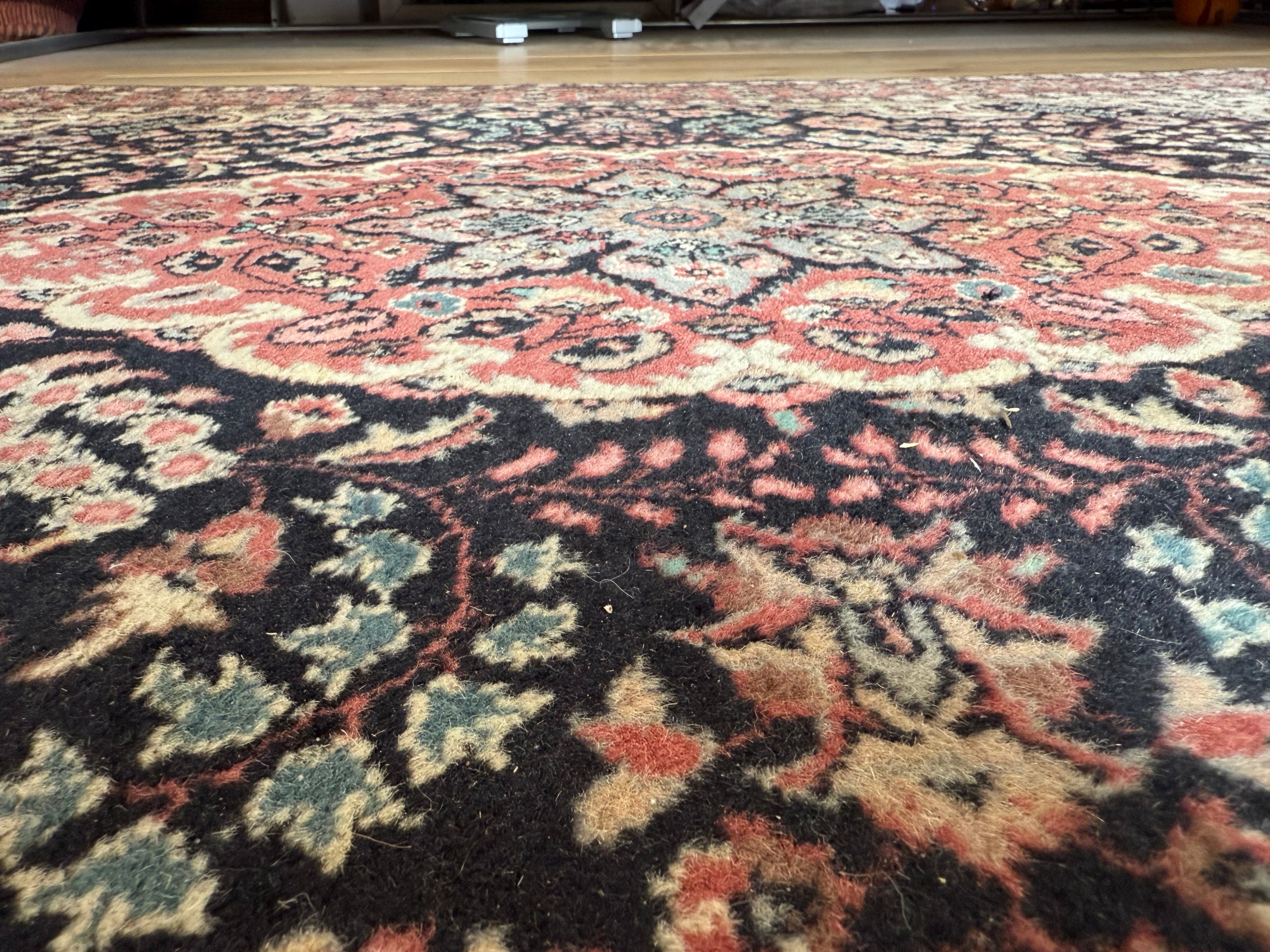 Handgeknoopt vintage tapijt – ca. 193 × 126 cm