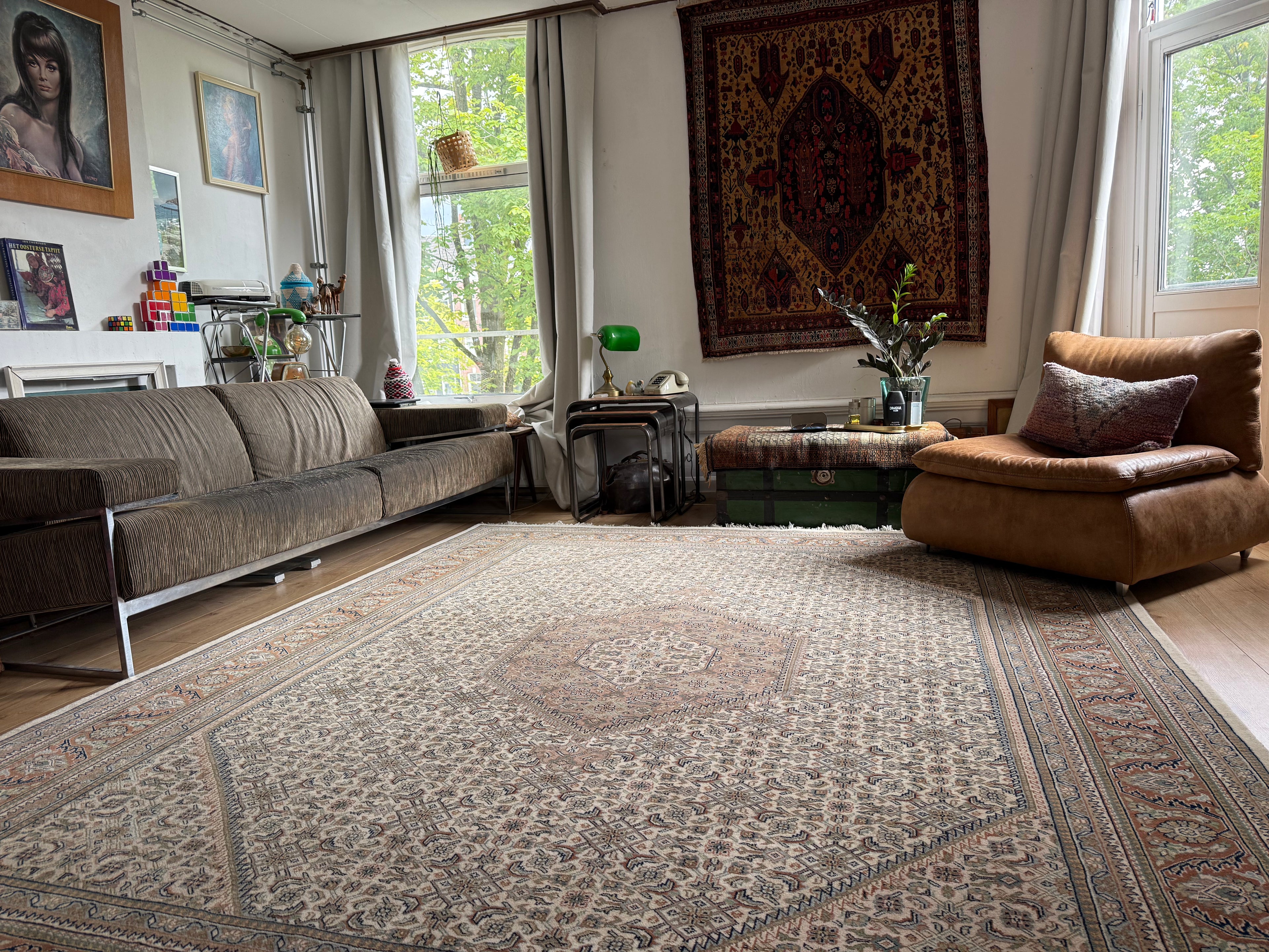 Handgeknoopt vintage tapijt – ca. 307 × 251 cm
