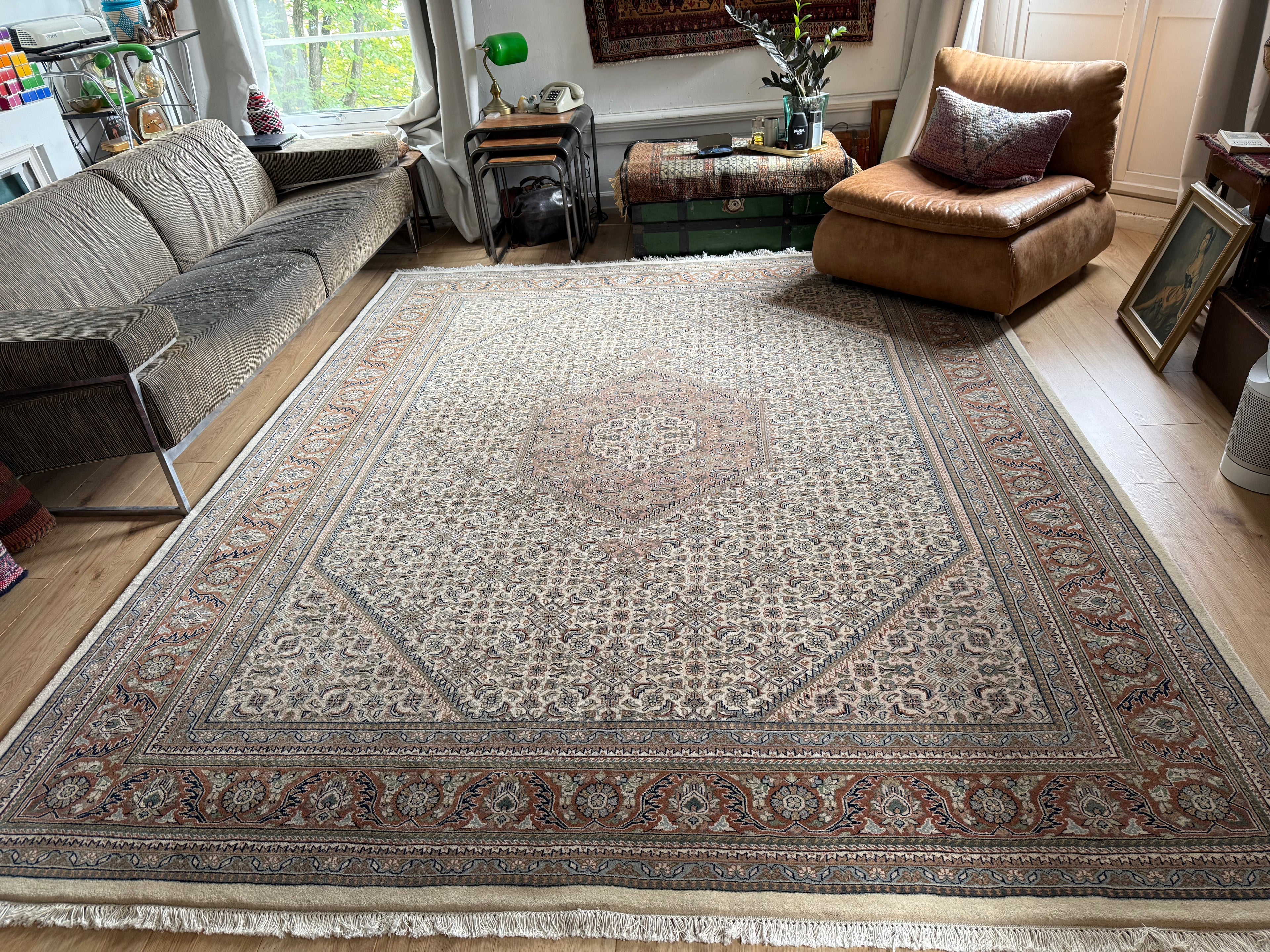Handgeknoopt vintage tapijt – ca. 307 × 251 cm