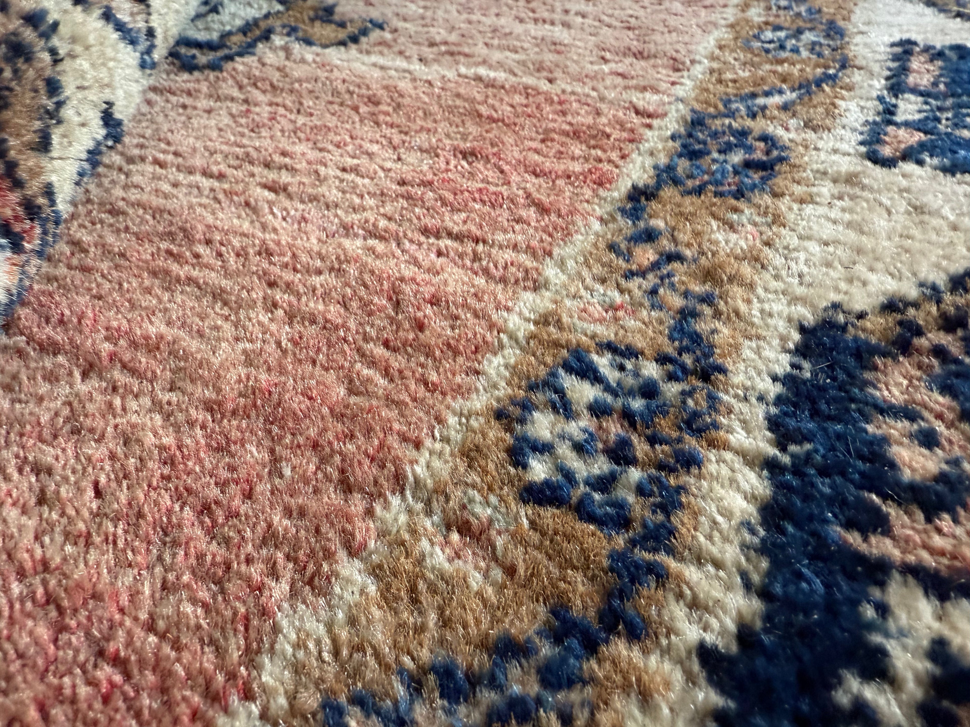 Handgeknoopt vintage tapijt – ca. 221 × 144 cm