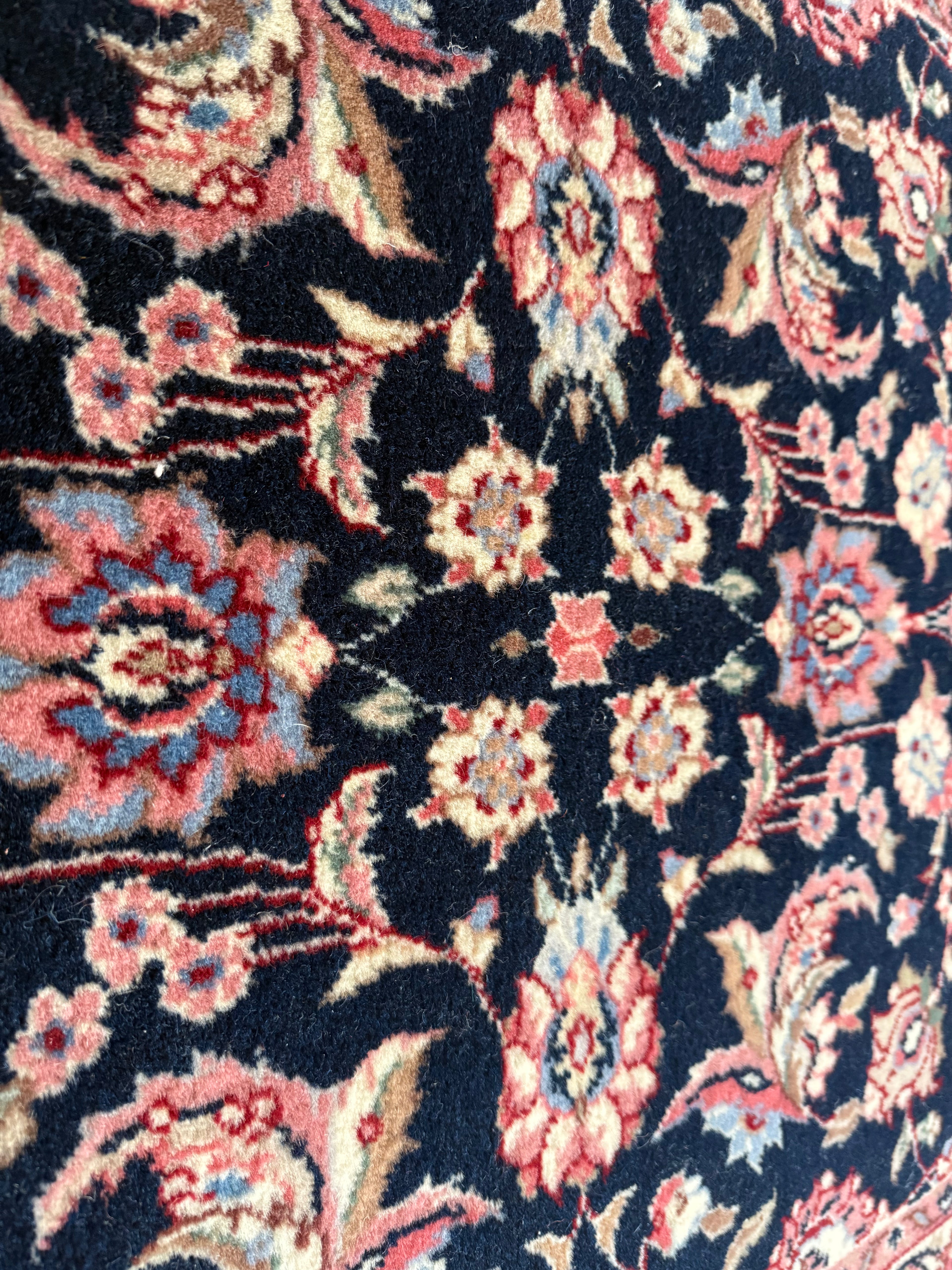 Handgeknoopte vintage loper – ca. 360 × 90 cm