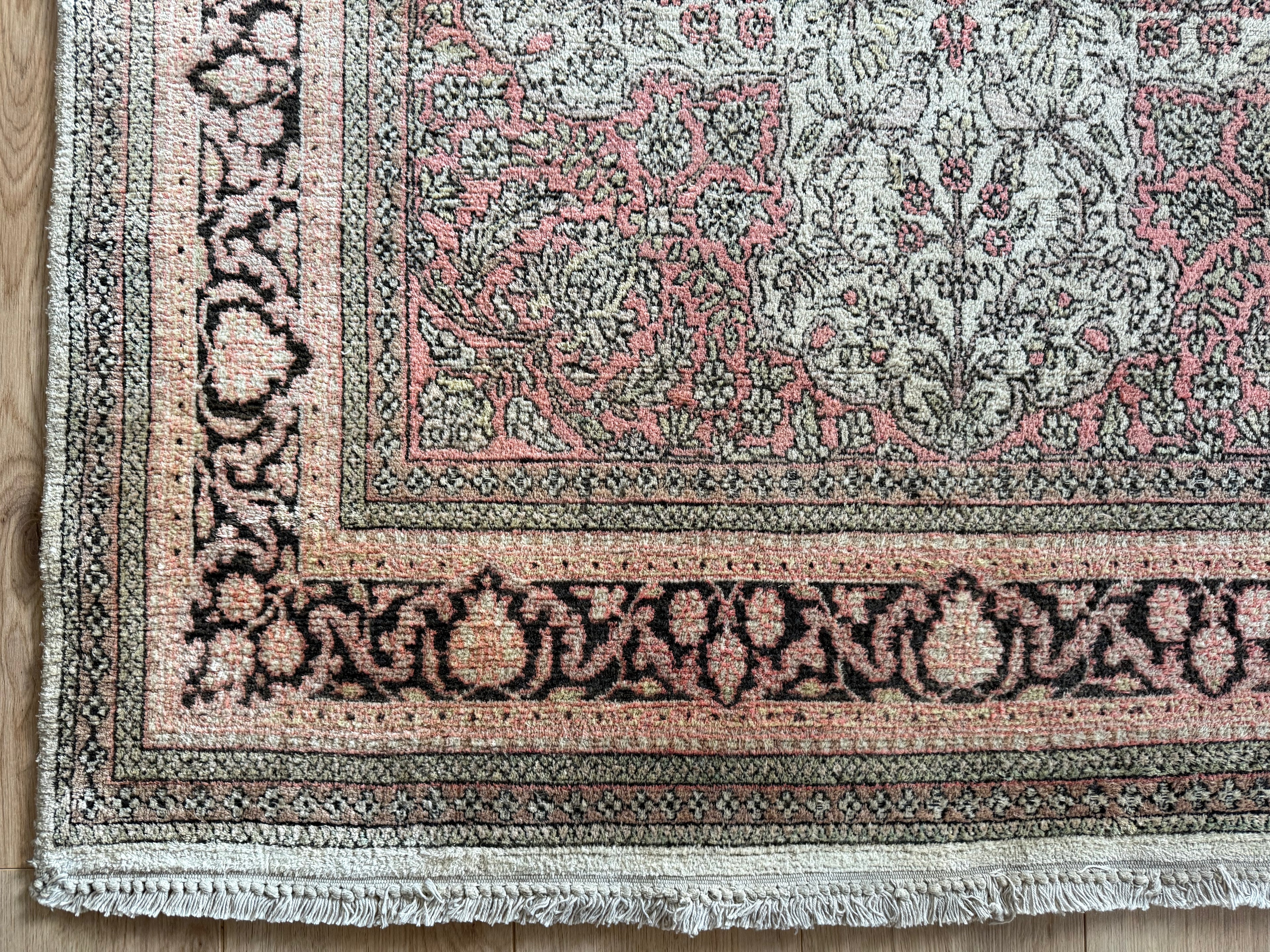 Handgeknoopt vintage tapijt – ca. 191 × 122 cm