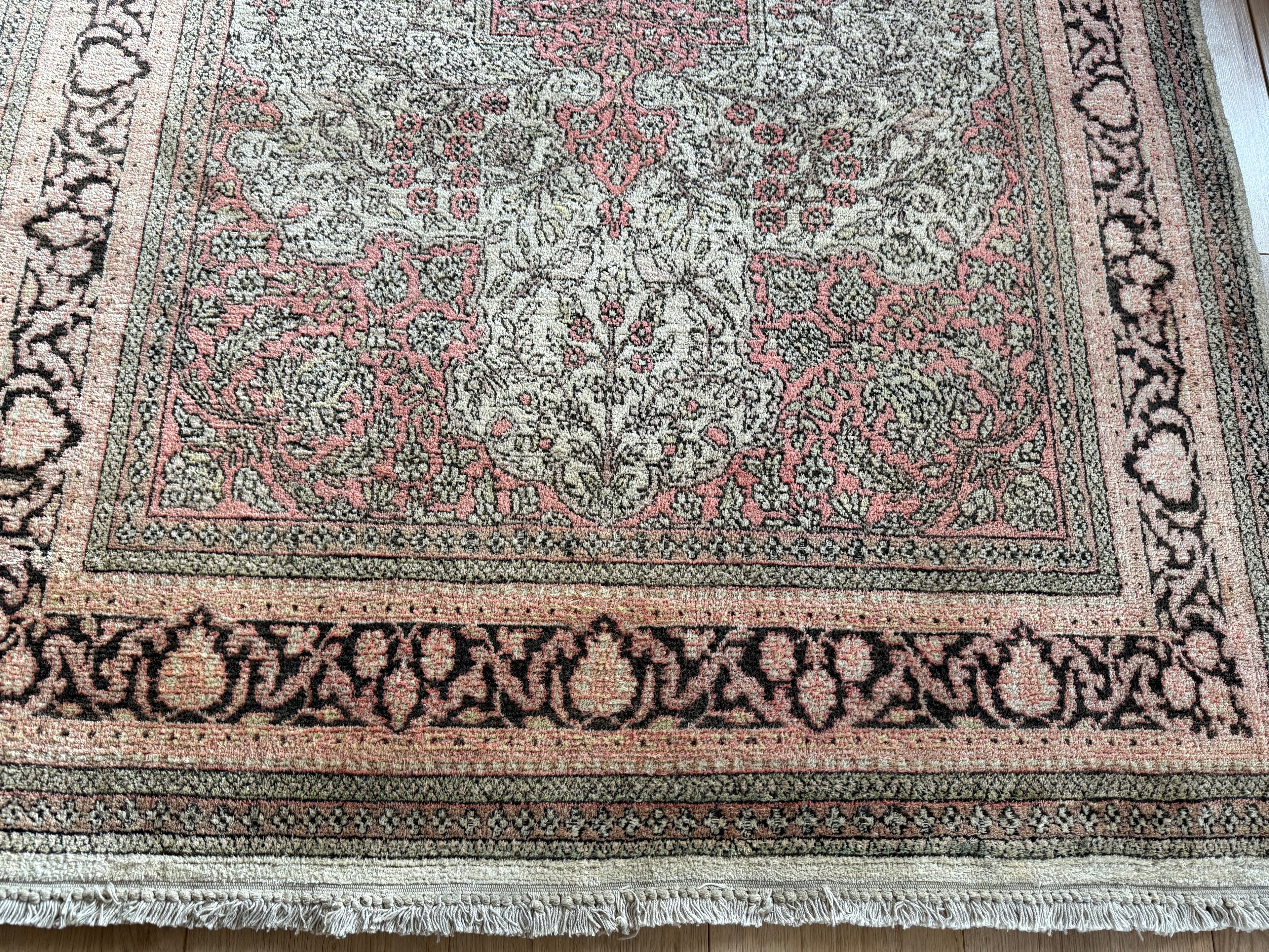 Handgeknoopt vintage tapijt – ca. 191 × 122 cm