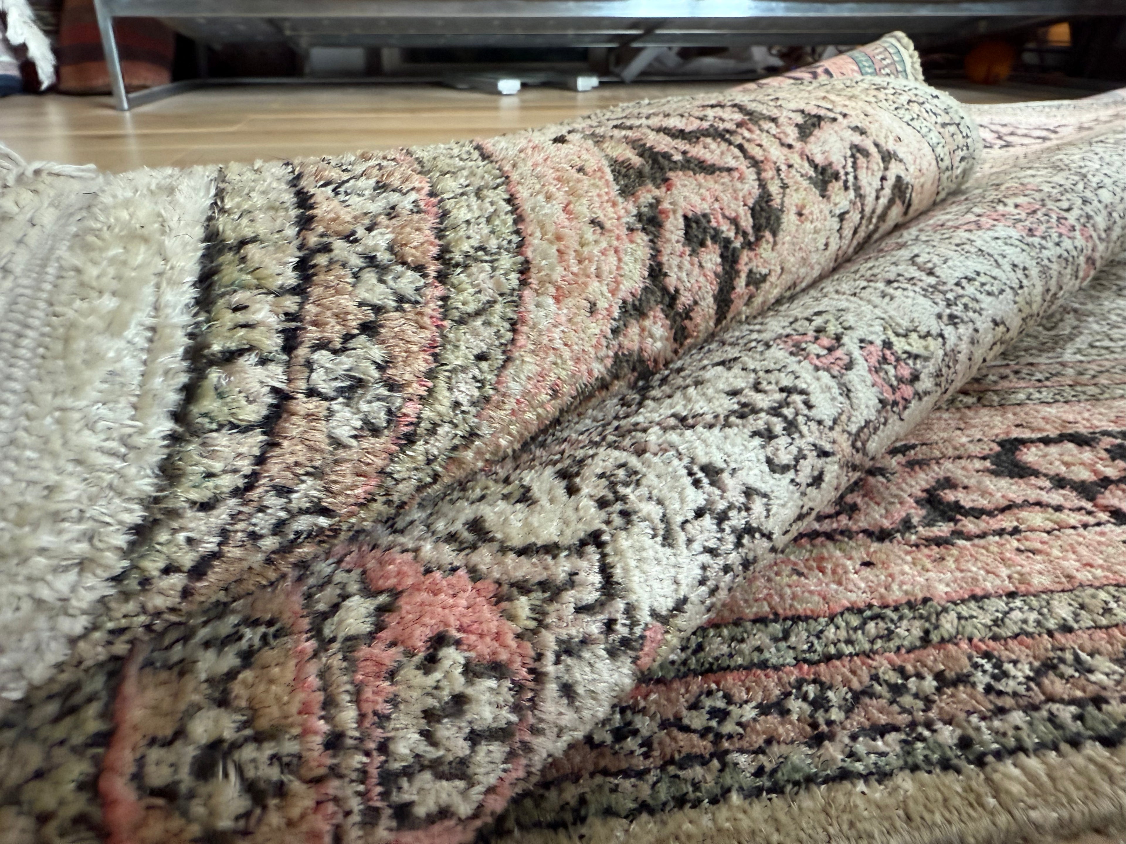 Handgeknoopt vintage tapijt – ca. 191 × 122 cm