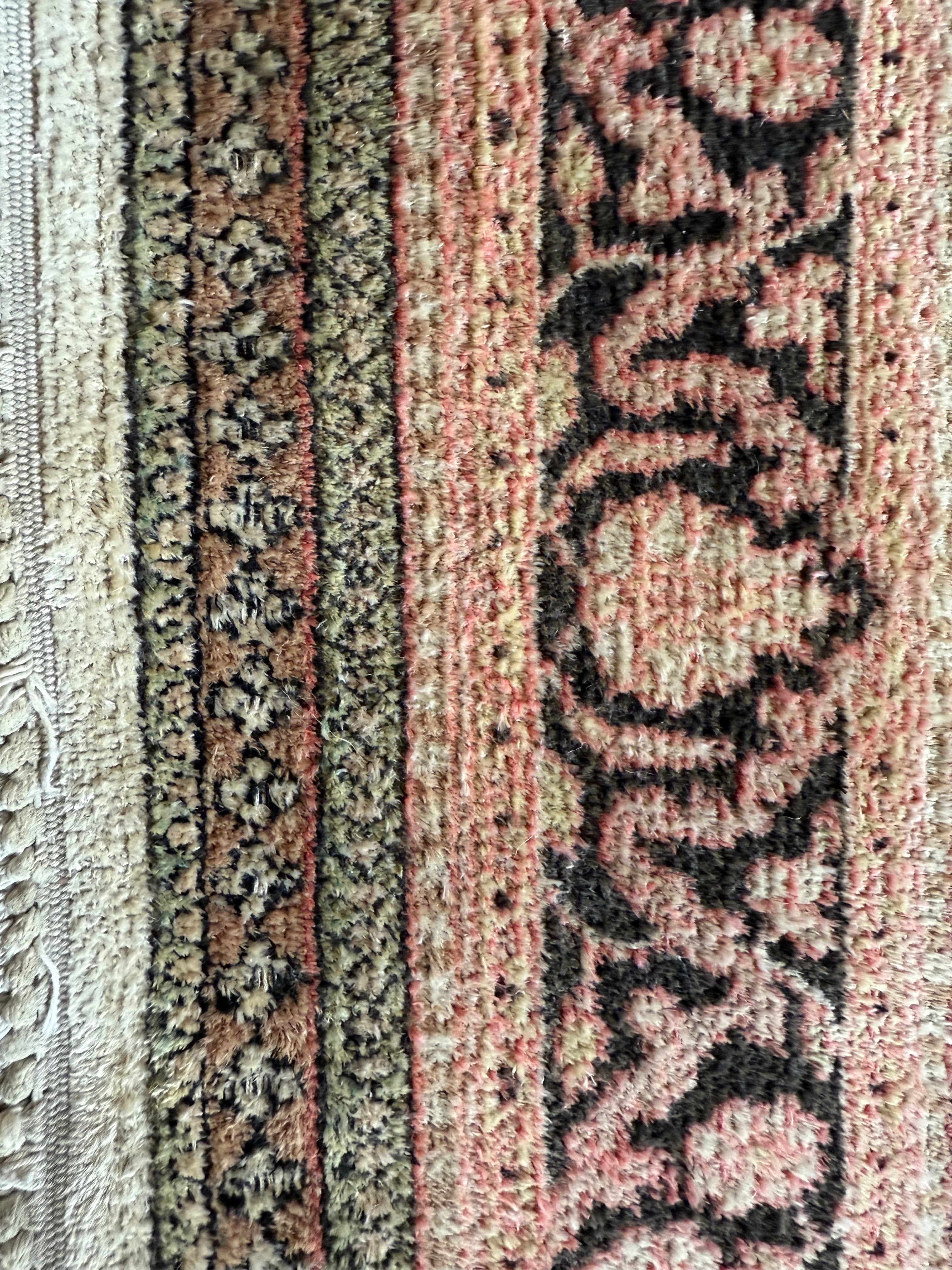 Handgeknoopt vintage tapijt – ca. 191 × 122 cm