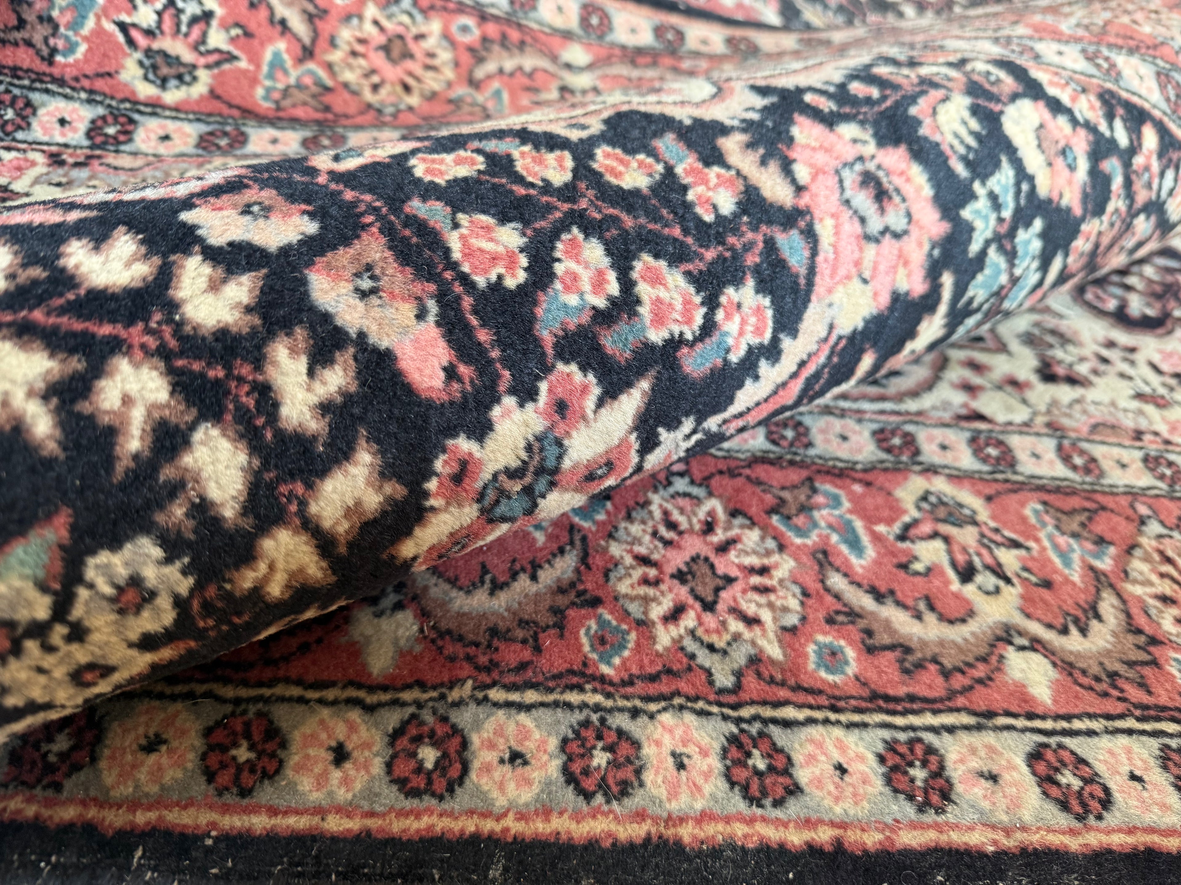 Handgeknoopt vintage tapijt – ca. 193 × 126 cm