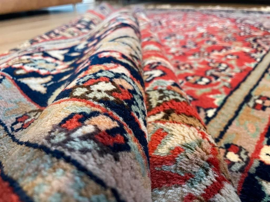 Ongebruikt vintage handgeknoopt Oosters tapijt 237-150