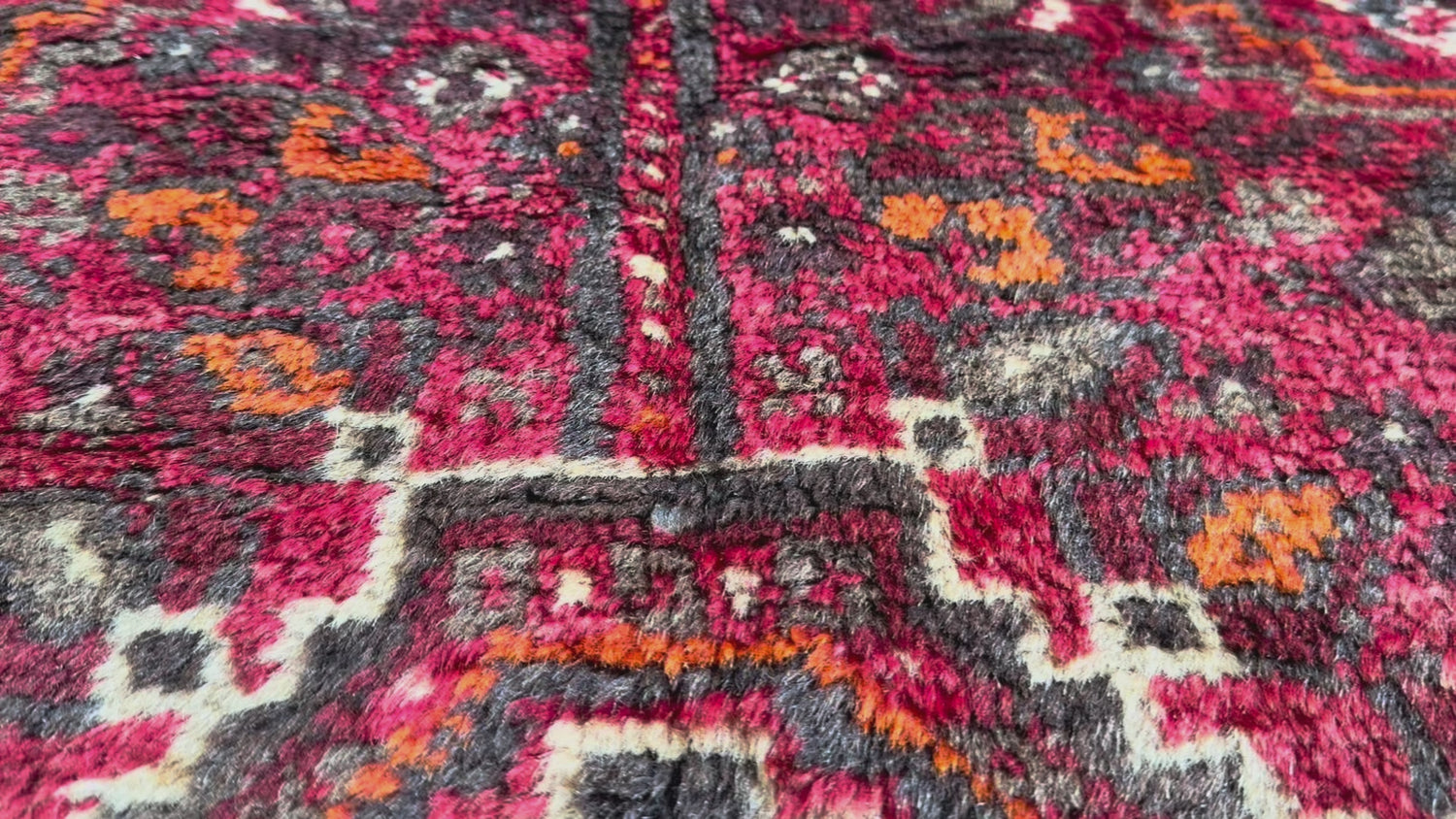 Handgeknoteter Vintage Orientalischer Teppich – ca. 164 × 114 cm