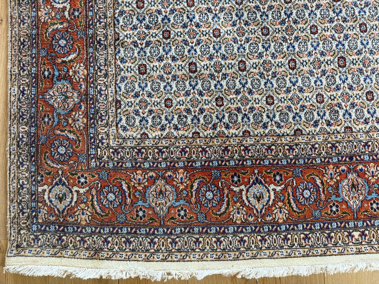 Handgeknoopt vintage oosters tapijt – Moud stijl – ca. 280 × 198 cm