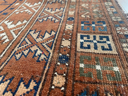 Handgeknoopt vintage tapijt – ca. 250 × 194 cm