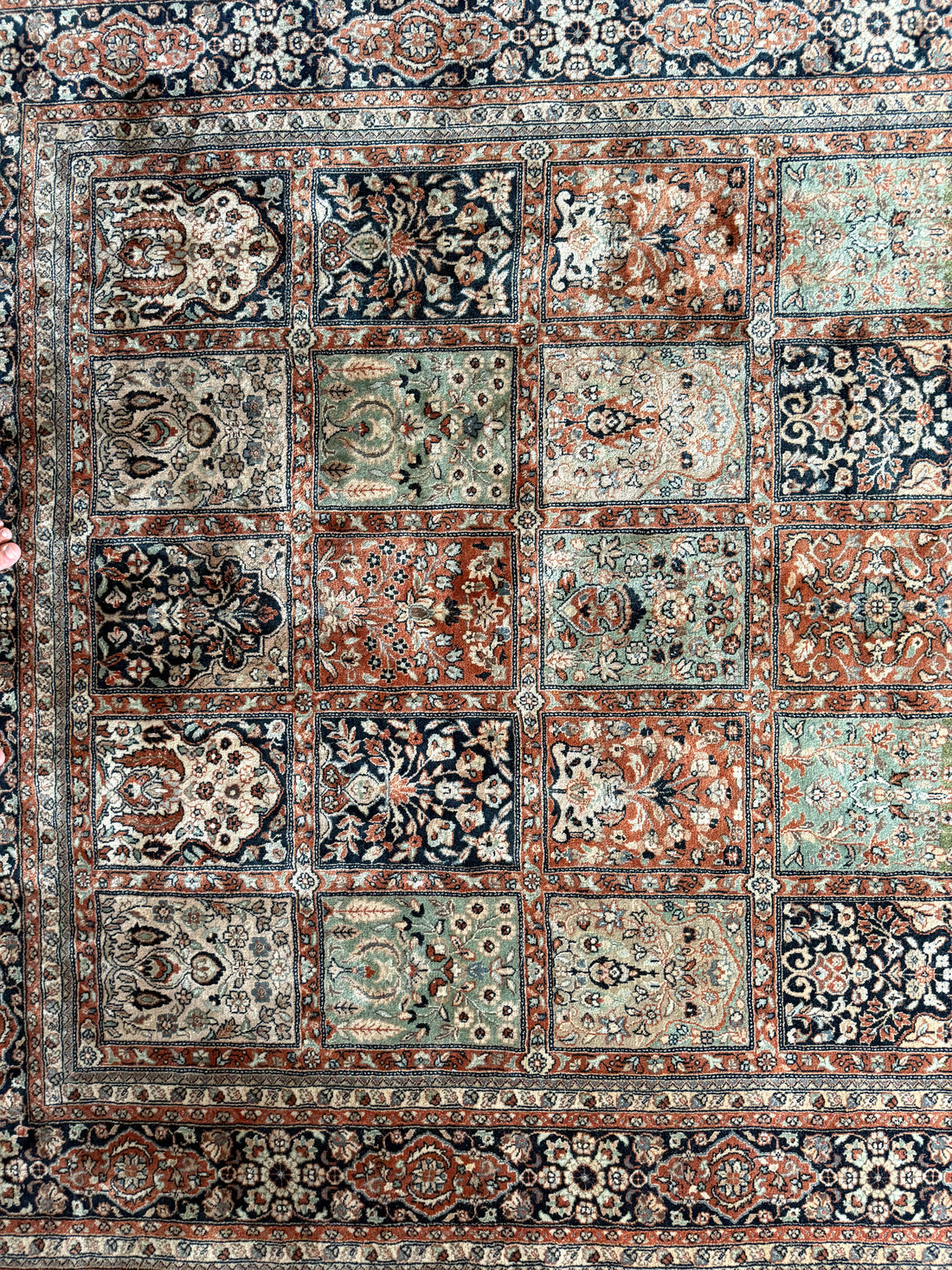 Handgeknoopt vintage Oosters India Bachtiari stijl tapijt – ca. 310 × 206 cm