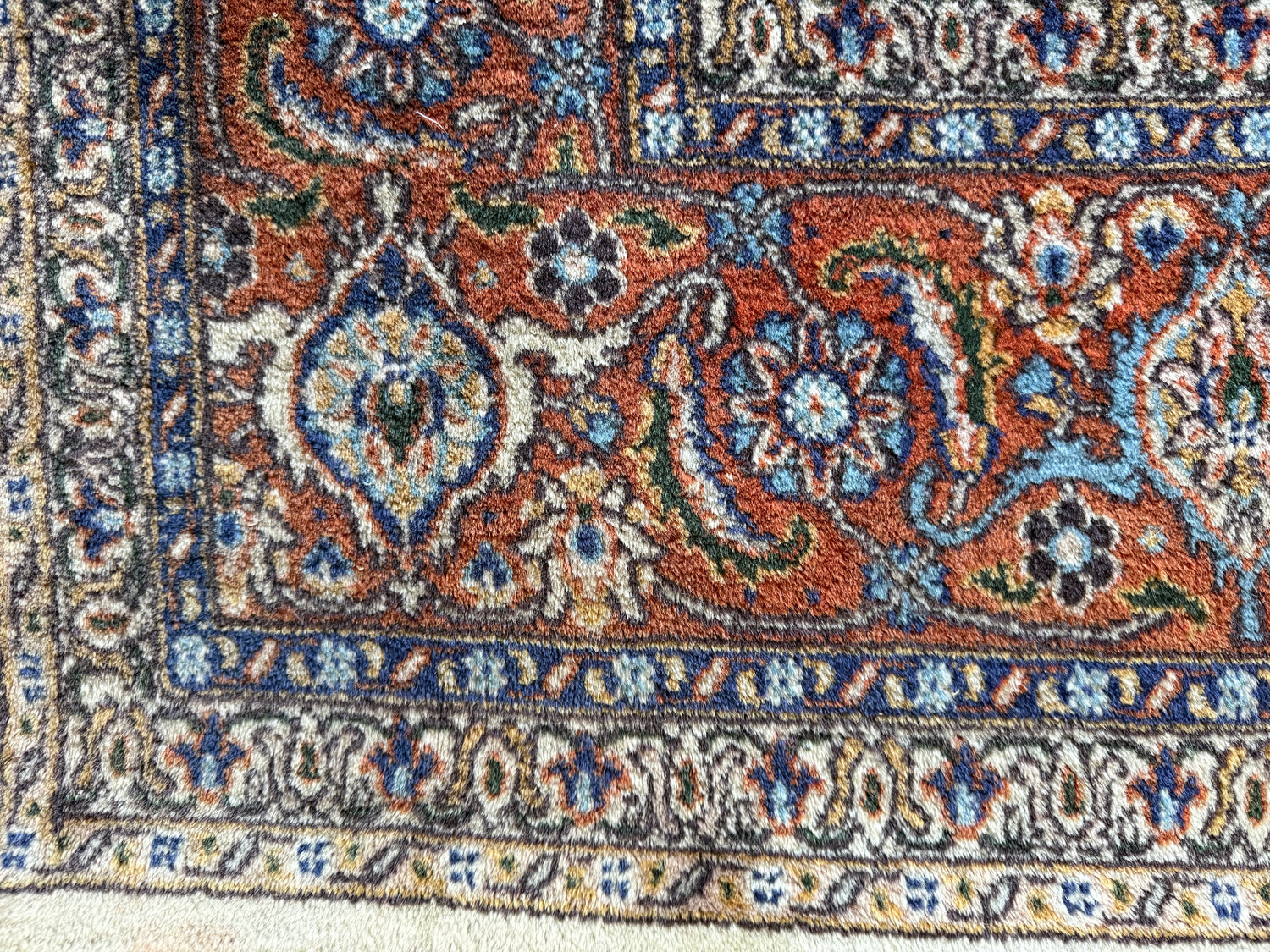 Handgeknoopt vintage oosters tapijt – Moud stijl – ca. 280 × 198 cm