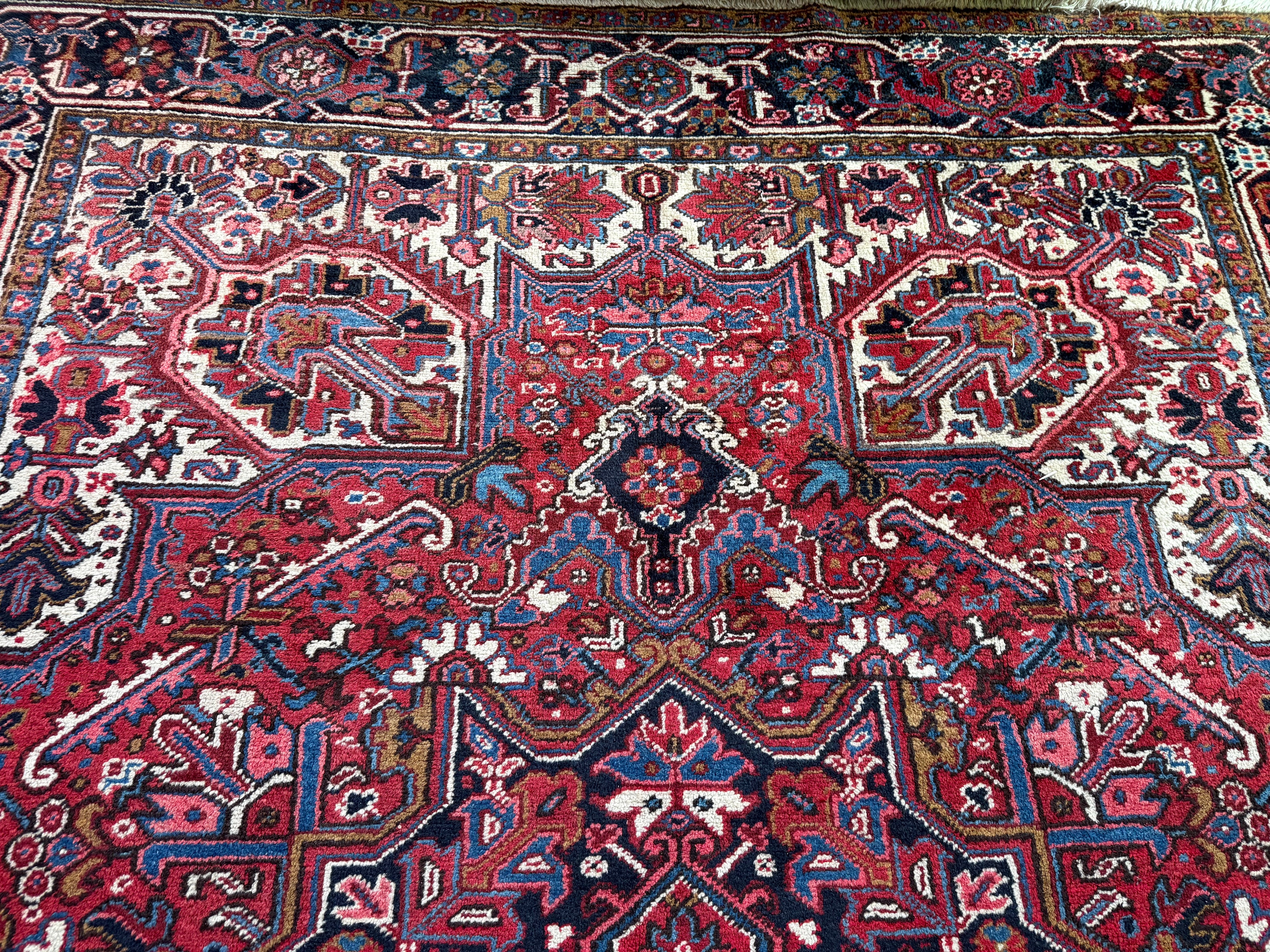 Heriz-stijl vintage tapijt – 320 × 223 cm