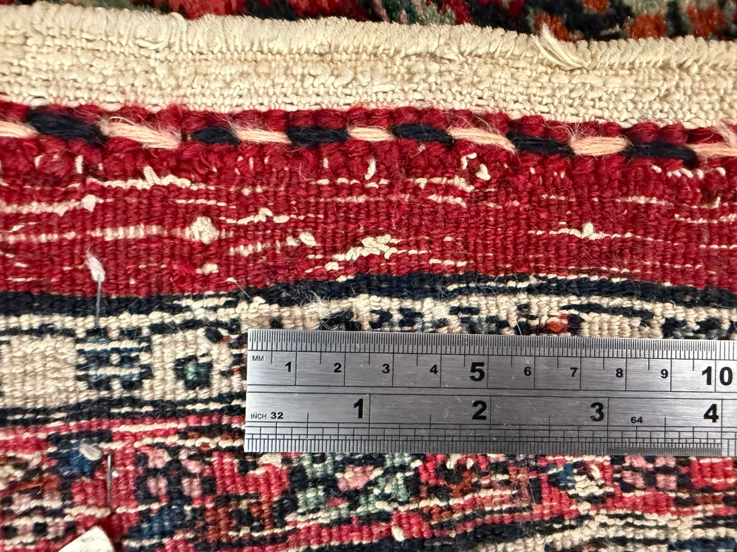 Grande tappeto persiano vintage Hosseinabad – 356 × 242 cm, risalente circa al 1960