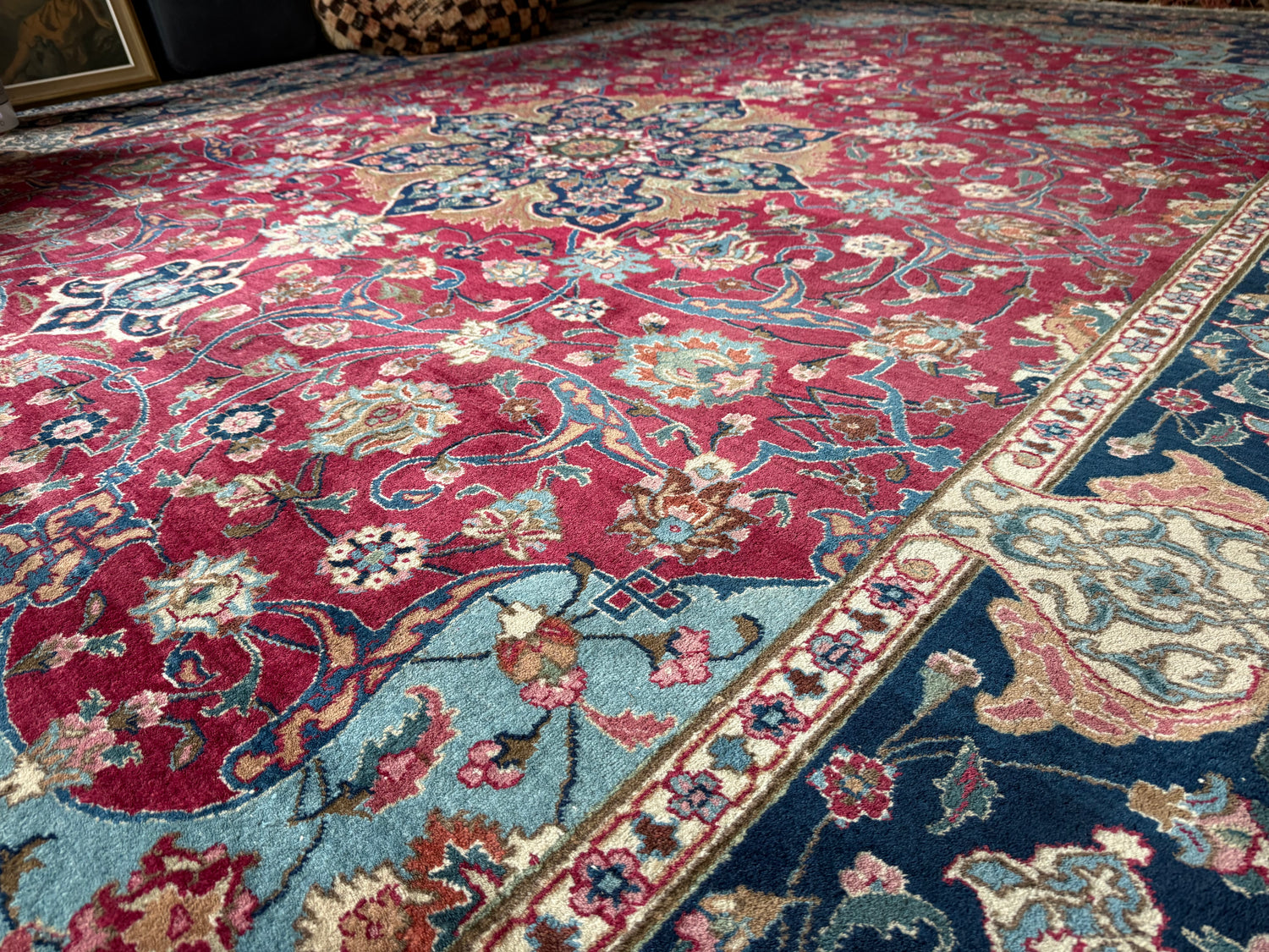 Handgeknoopt Oosters Tabriz-tapijt – ca. 400 × 300 cm
