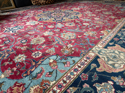 Handgeknoopt Oosters Tabriz-tapijt – ca. 400 × 300 cm
