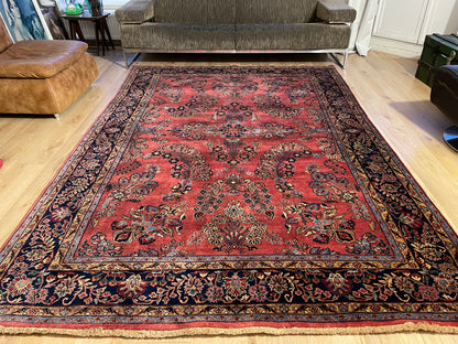 Handgeknoopt Oosterse Sarough tapijt – India – ca. 295 × 202 cm