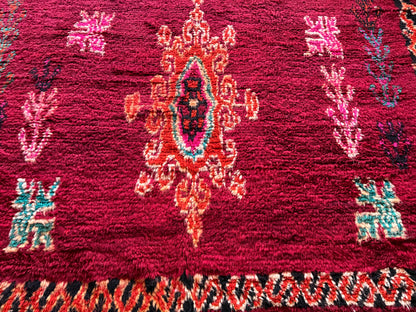 Handgeknoopt vintage Berber tapijt – 315 × 222 cm