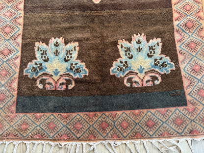 Vintage Marokkaans tapijt – 255 × 141 cm – ca. 1970–1990